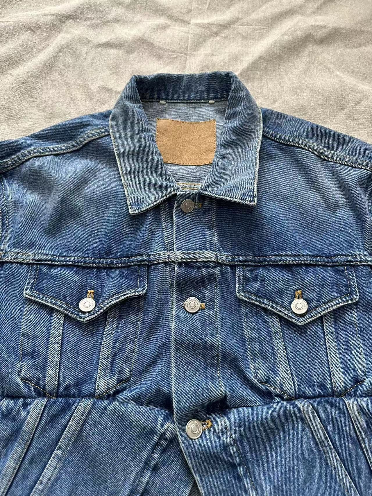 Balenciaga Balenciaga 16AW Swing Denim Jacket Size US XXS / EU 40 - 3 Thumbnail