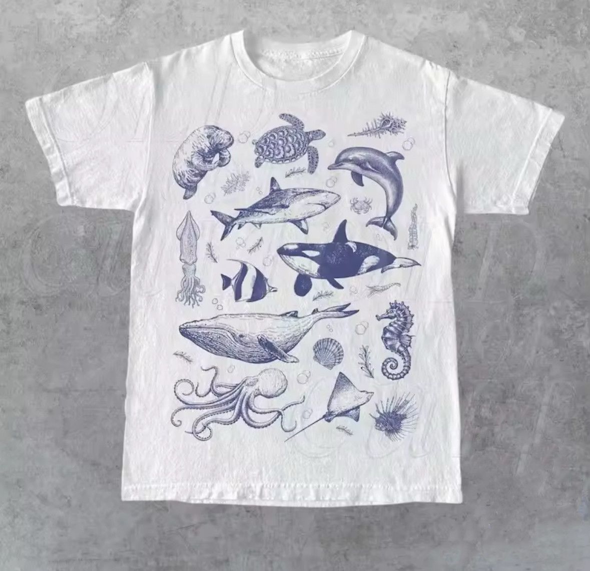 Other Y2K Streetwear Goth Fashion White T-Shirt Punk Graphic Tees Size US XL / EU 56 / 4 - 1 Thumbnail
