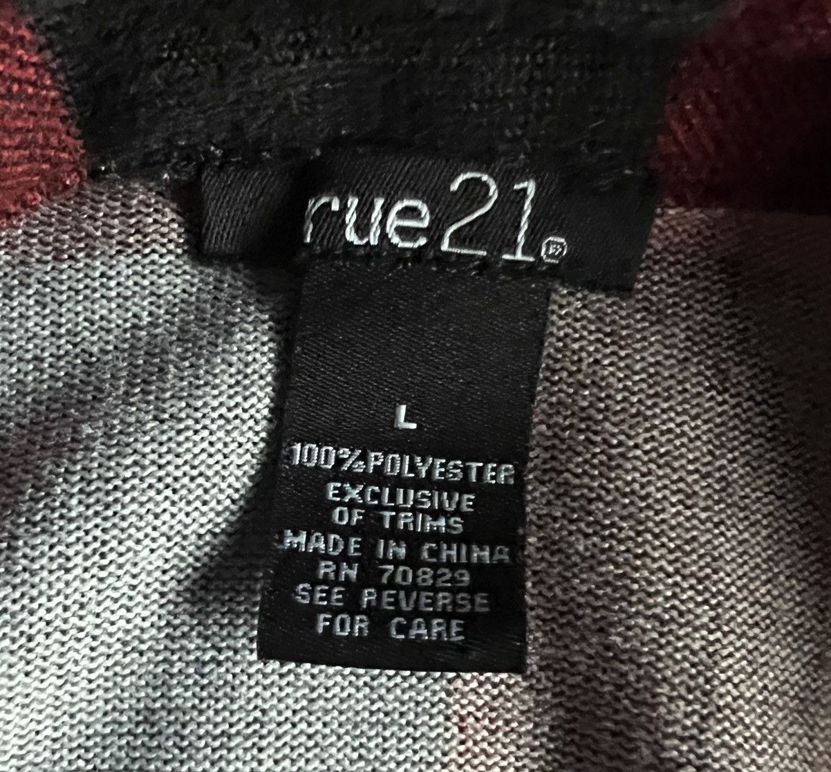 Other × rue21 Red Plaid Long Sleeve Button Down Shirt Men’s Large Size US L / EU 52-54 / 3 - 3 Thumbnail