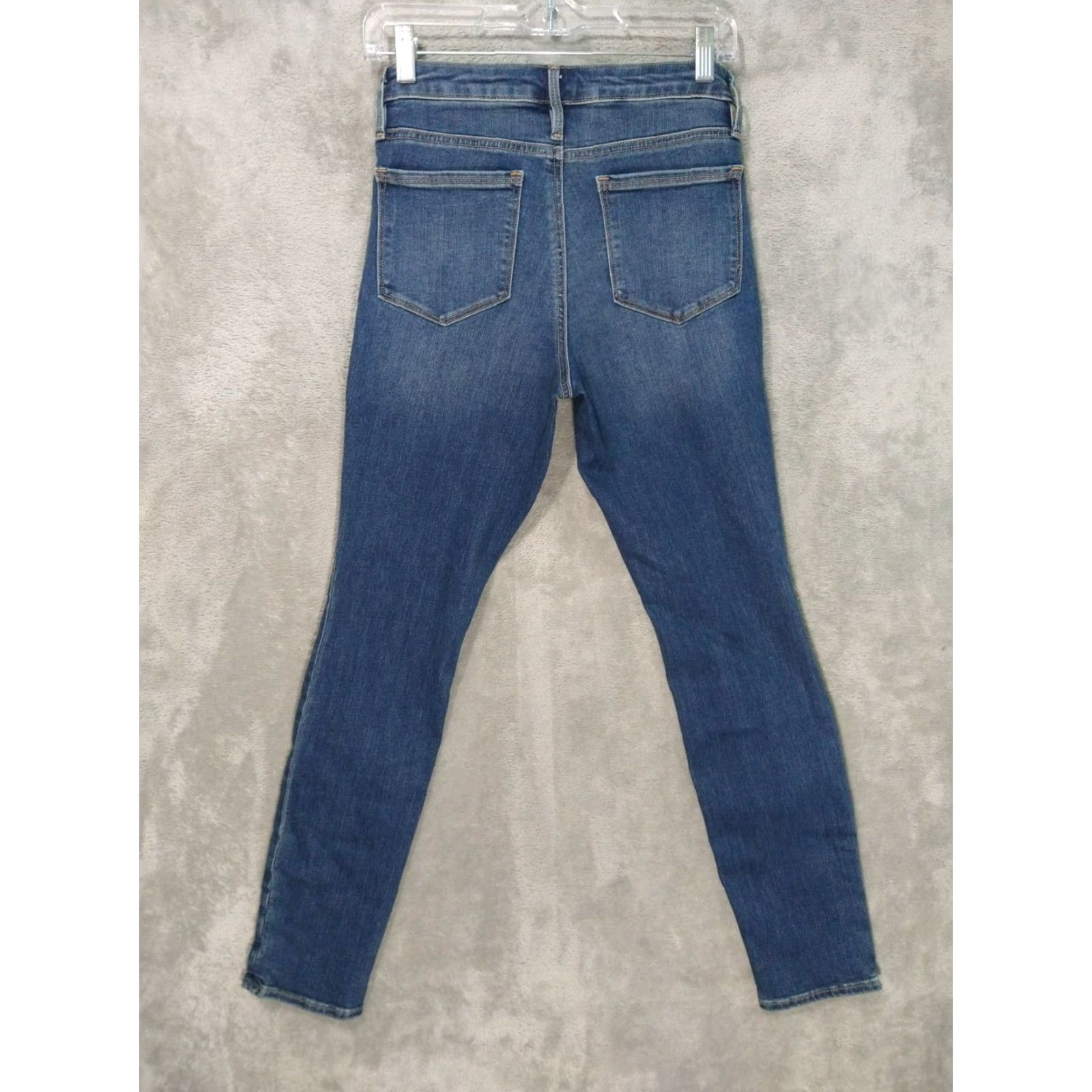 Athleta Athleta Jeans Womens 6 Blue Denim Sculptek Ultra Skinny Mid Rise Stretch Size 28" / US 6 / IT 42 - 2 Thumbnail