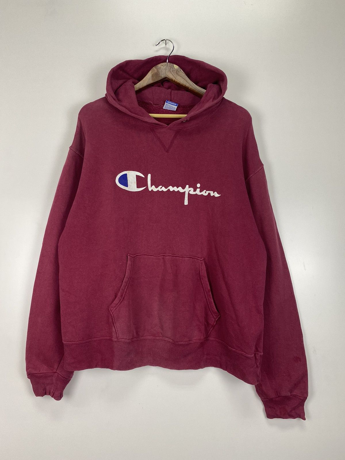 Champion × Vintage Vintage Champion big logo hoodies Size US L / EU 52-54 / 3 - 2 Thumbnail