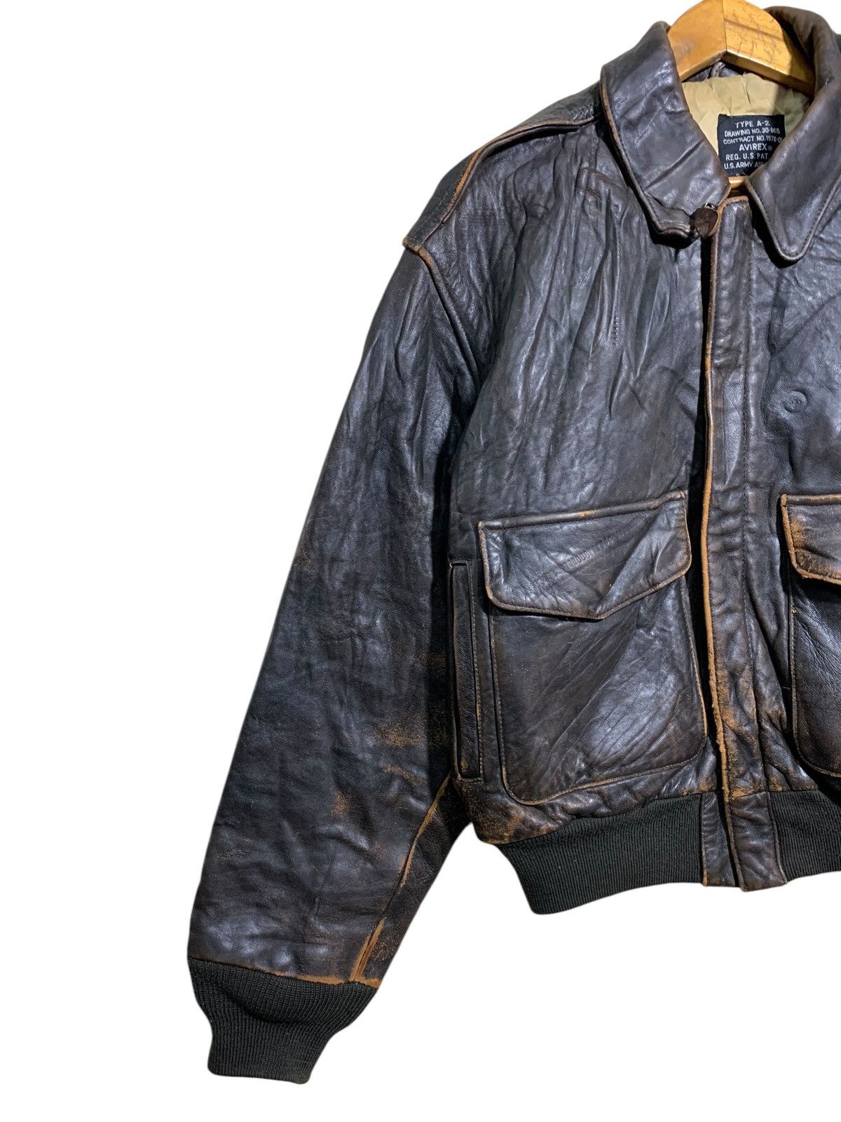 Other 🔥VTG AVIREX LEATHER JACKETS TYPE A2 Size US S / EU 44-46 / 1 - 3 Thumbnail