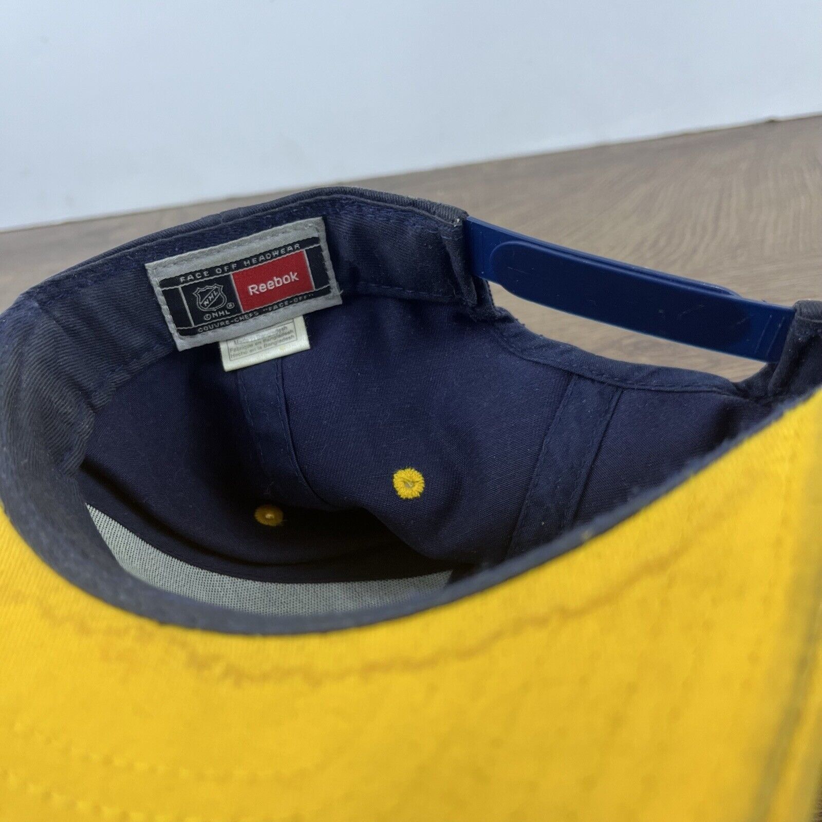 Reebok St Louis Blues Reebok Hat Snapback Blue Cap Adjustable Blue Size ONE SIZE - 19 Thumbnail