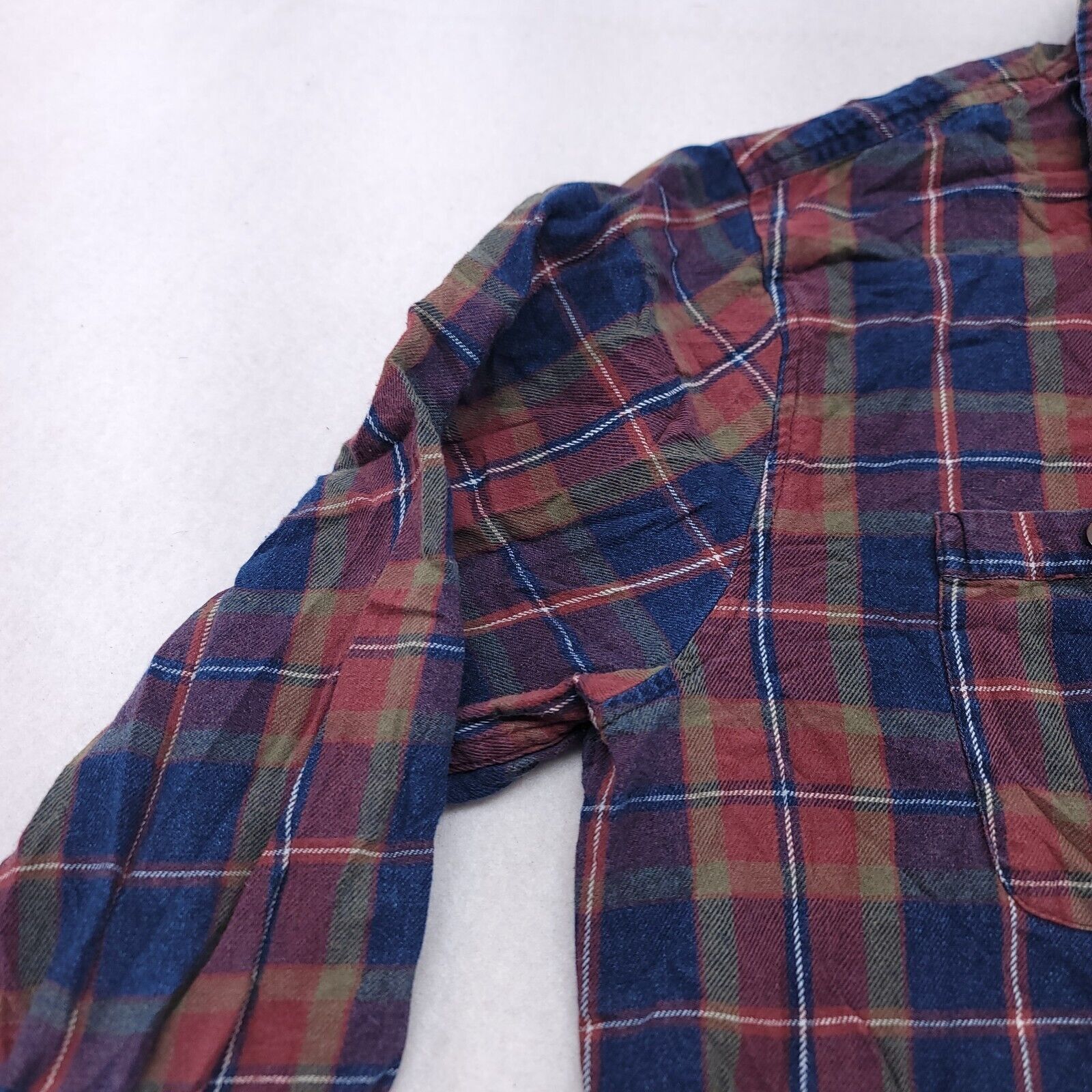 Retrofit Retrofit Tartan Flannel Button Up Shirt Men Size XL Blue Red Size US XL / EU 56 / 4 - 4 Thumbnail