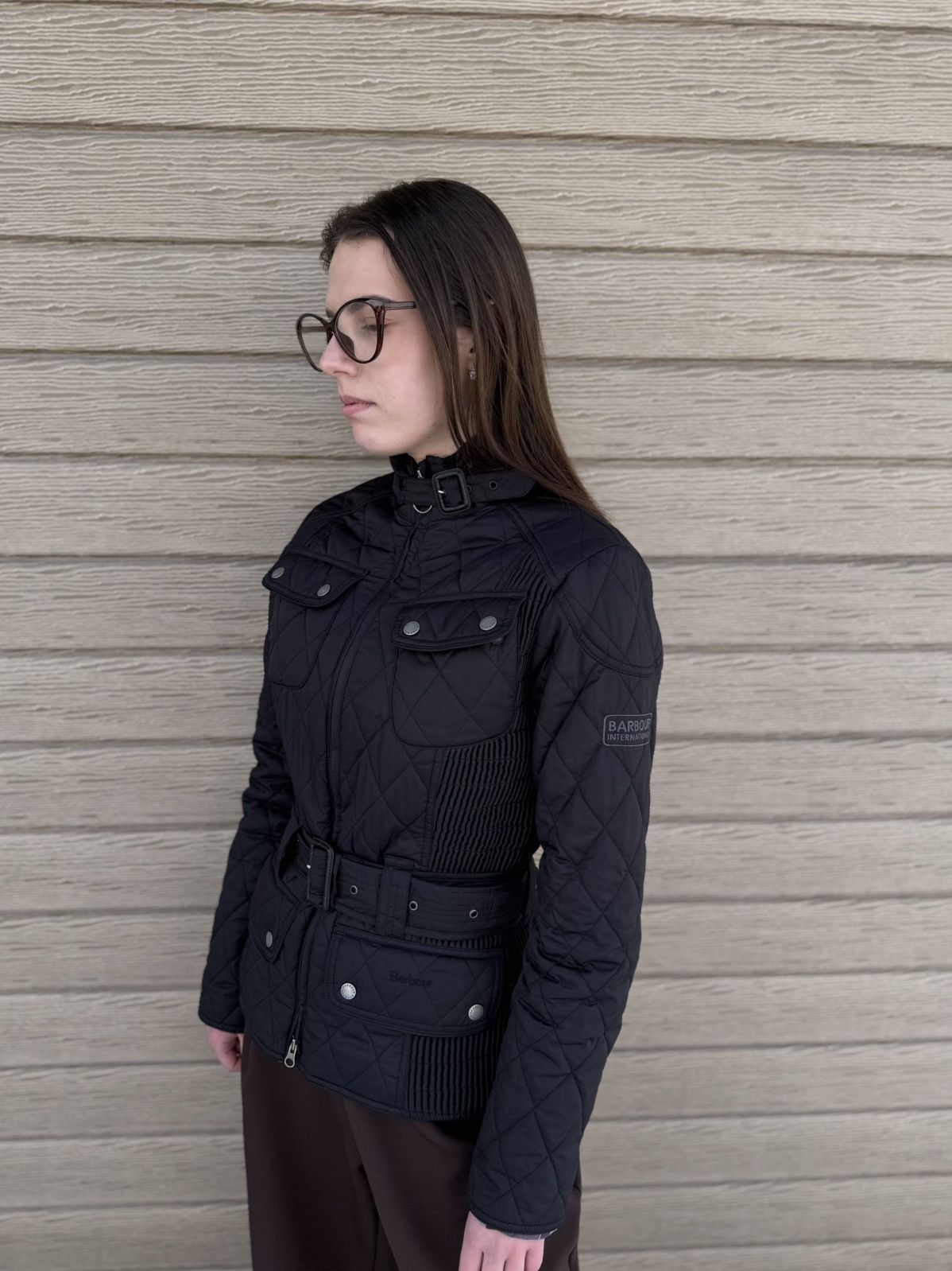 Barbour Barbour International Matt Rib Biker Jacket Quilted WomenUS6 Size M / US 6-8 / IT 42-44 - 3 Thumbnail
