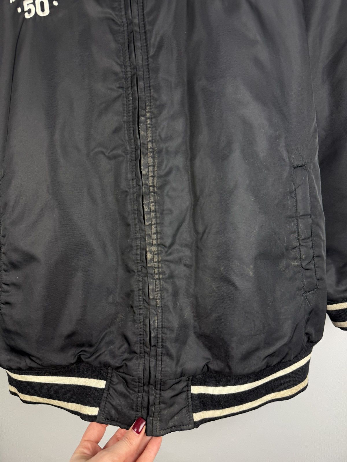 G-Unit G Unit Men’s Rap Hip Hop Varsity Bomber Jacket Size L Nylon Size US L / EU 52-54 / 3 - 13 Thumbnail