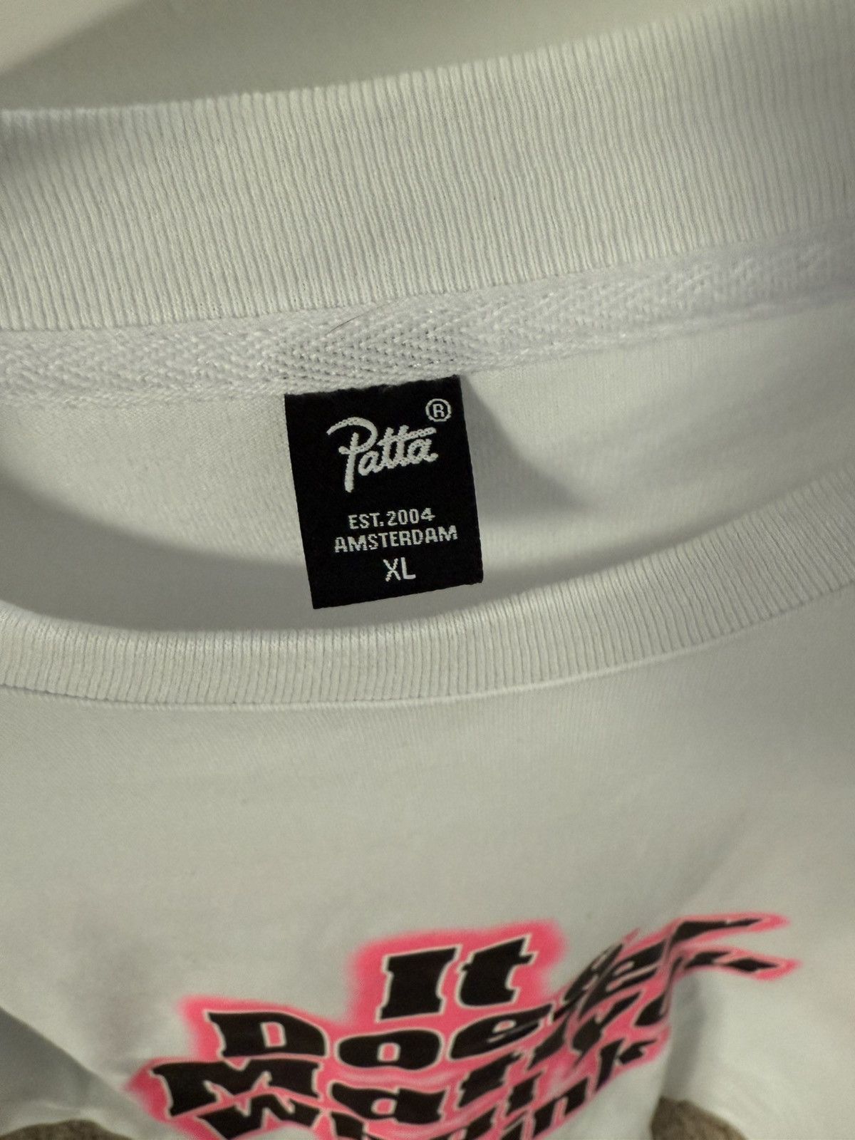Patta Patta It Does Matter What You Think White Tee Size US XL / EU 56 / 4 - 2 Thumbnail