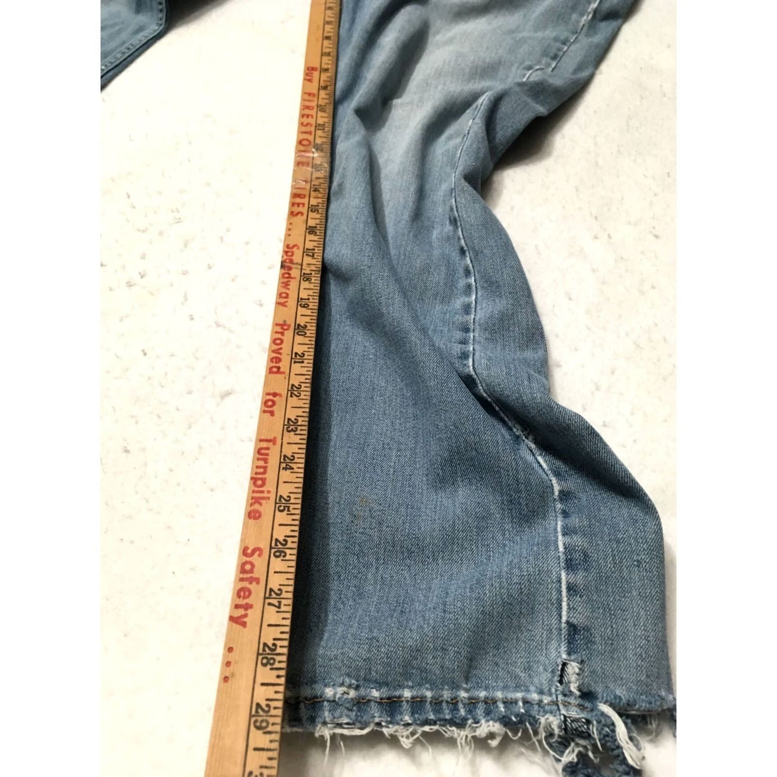 Levi's Levi's Jeans Men Size 38 Denim Distressed Pants 5-Pocket Regular Inseam 30 Blue Cotton Jeans Size US 38 / EU 54 - 5 Thumbnail