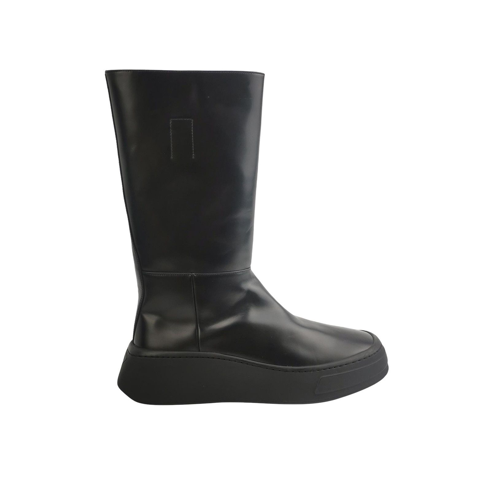 Prada Prada Leather Chunky Tall Boots US 8 Size US 8 / EU 41 - 1 Thumbnail