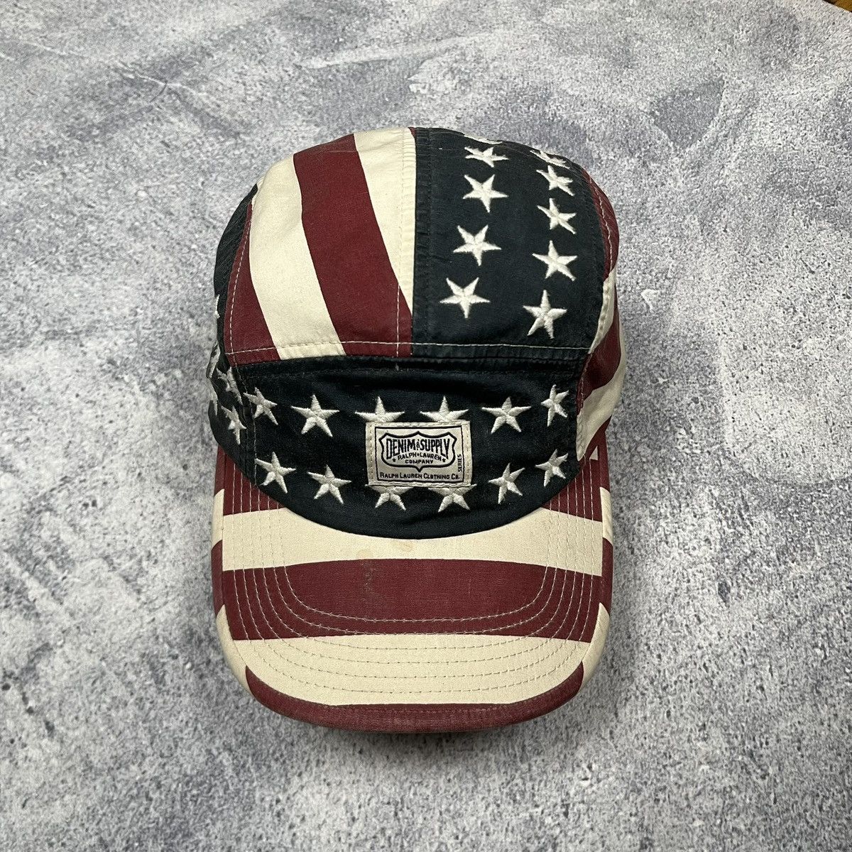 Denim & Supply Ralph Lauren State Flag Five Panel Denim & Supply Ralph Lauren Size ONE SIZE - 1 Thumbnail