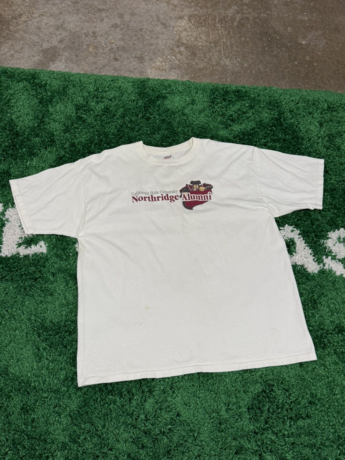 Vintage California Northridge Alumni University Anvil Tee White Size US XXL / EU 58 / 5 - 1 Thumbnail