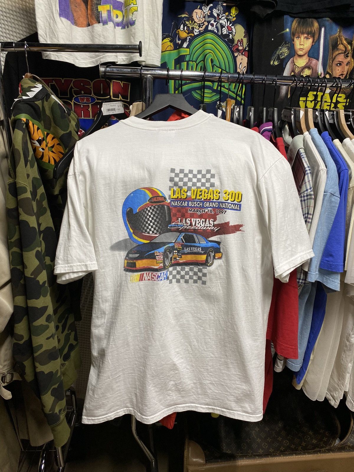 NASCAR Vintage 90’s Nascar Racer T-Shirt Adult Size Large Size US L / EU 52-54 / 3 - 3 Thumbnail