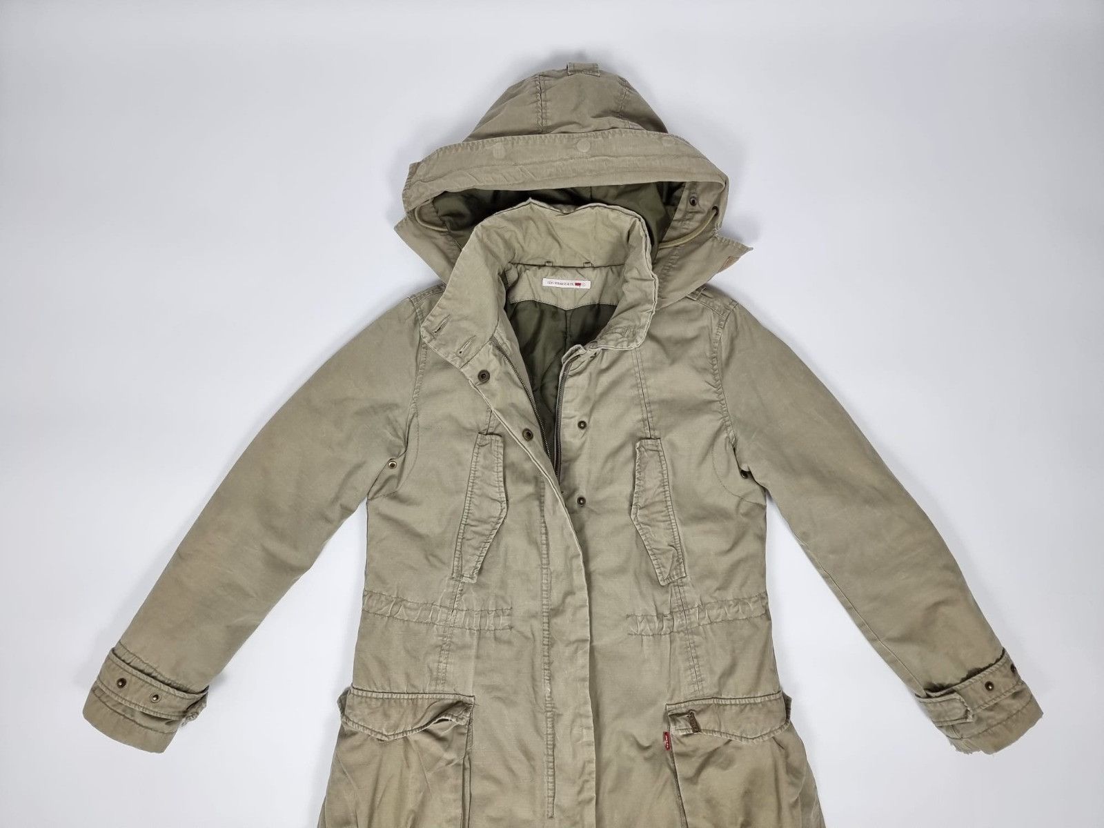 Levi's vintage Levi's Proto Punk hooded heavy long jacket S Size US S / EU 44-46 / 1 - 12 Thumbnail