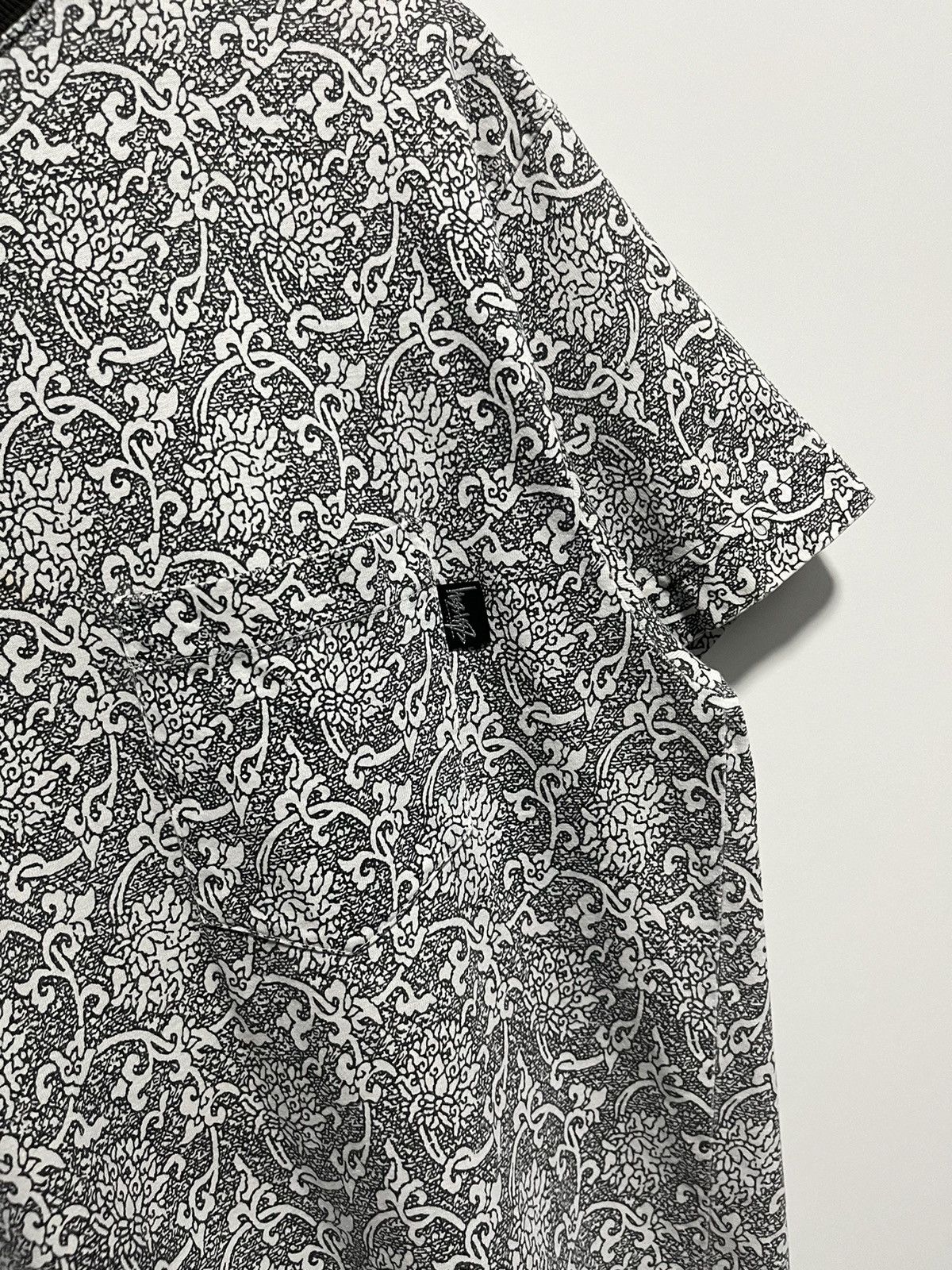 Stussy Vintage 80’s Stussy TomTom Black & White Fullprint Size US S / EU 44-46 / 1 - 4 Thumbnail