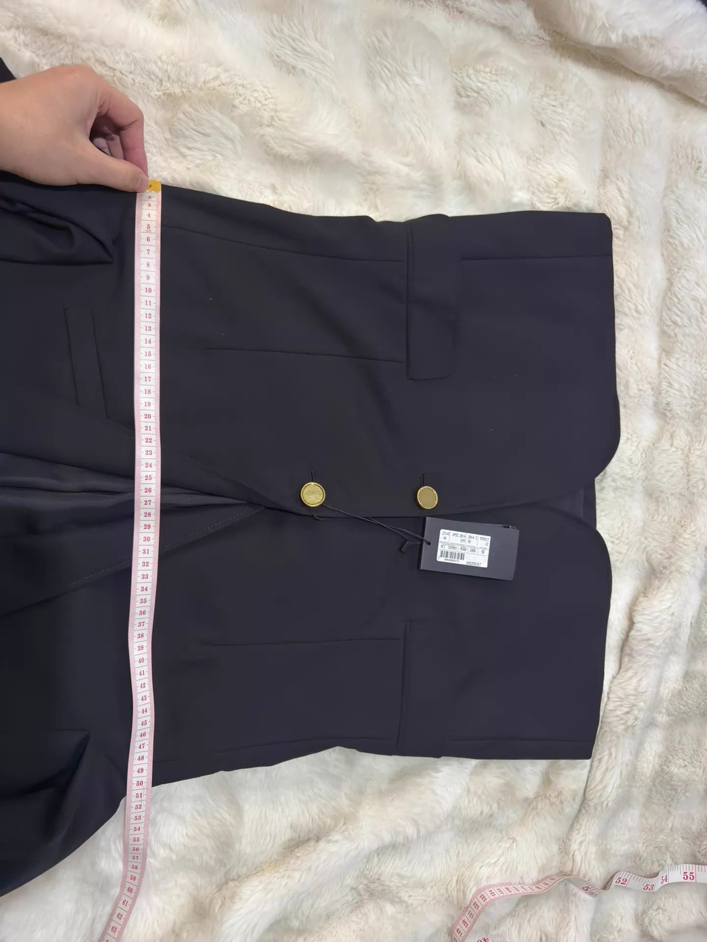 Yves Saint Laurent YSL 1st Year Black Gold Men's Suit 50 New with Tags Size 50R - 6 Thumbnail