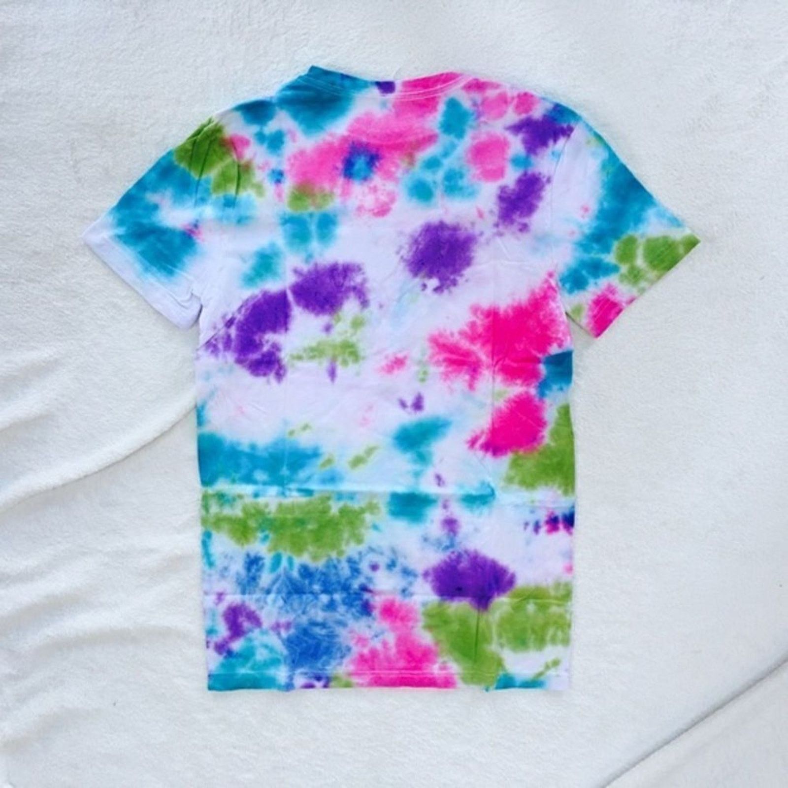 Merona Dyes by MacKay Multicolor Crewneck Tie-Dye T-Shirt | Sz S Size US S / EU 44-46 / 1 - 4 Thumbnail