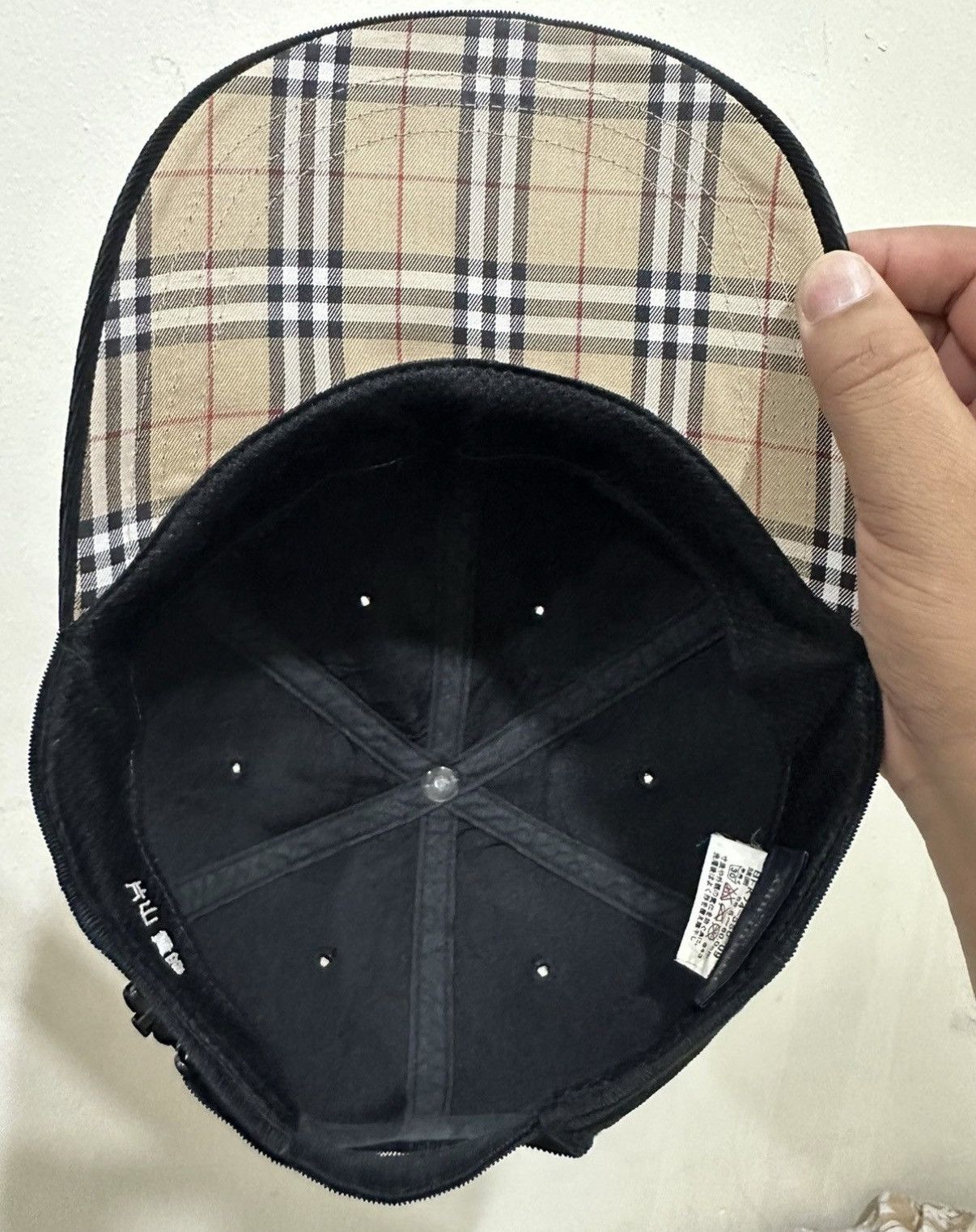 Burberry VTG Burberry Golf Nova Checked Hat Size ONE SIZE - 6 Thumbnail