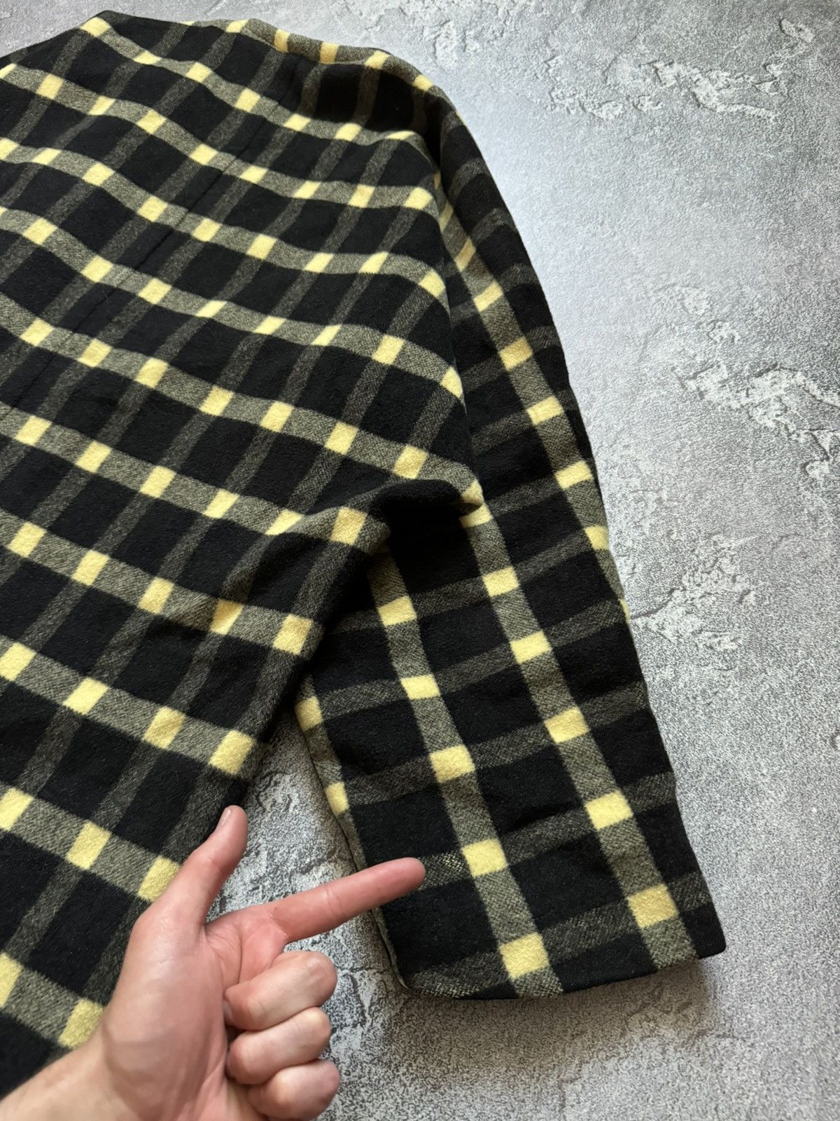 Escada × Vintage Escada by Margaretha ley vintage flannel coat long jacket Size M / US 6-8 / IT 42-44 - 25 Thumbnail