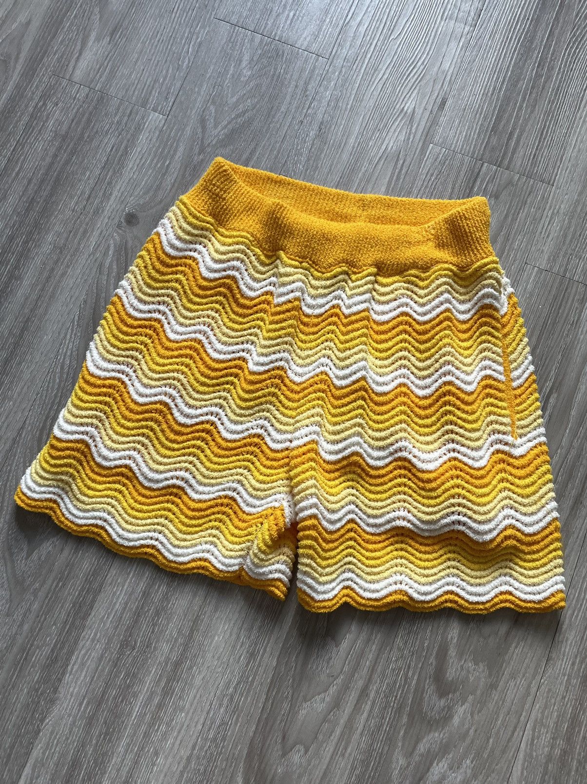 Casablanca Casablanca crochet shorts Grailed