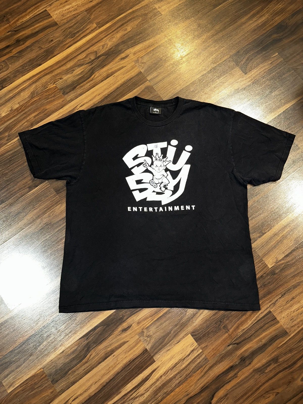 Stussy × Vintage WORN & FADED Vtg Y2K STUSSY DIDDY Bad Boy Records Tee XL Size US XL / EU 56 / 4 - 6 Thumbnail