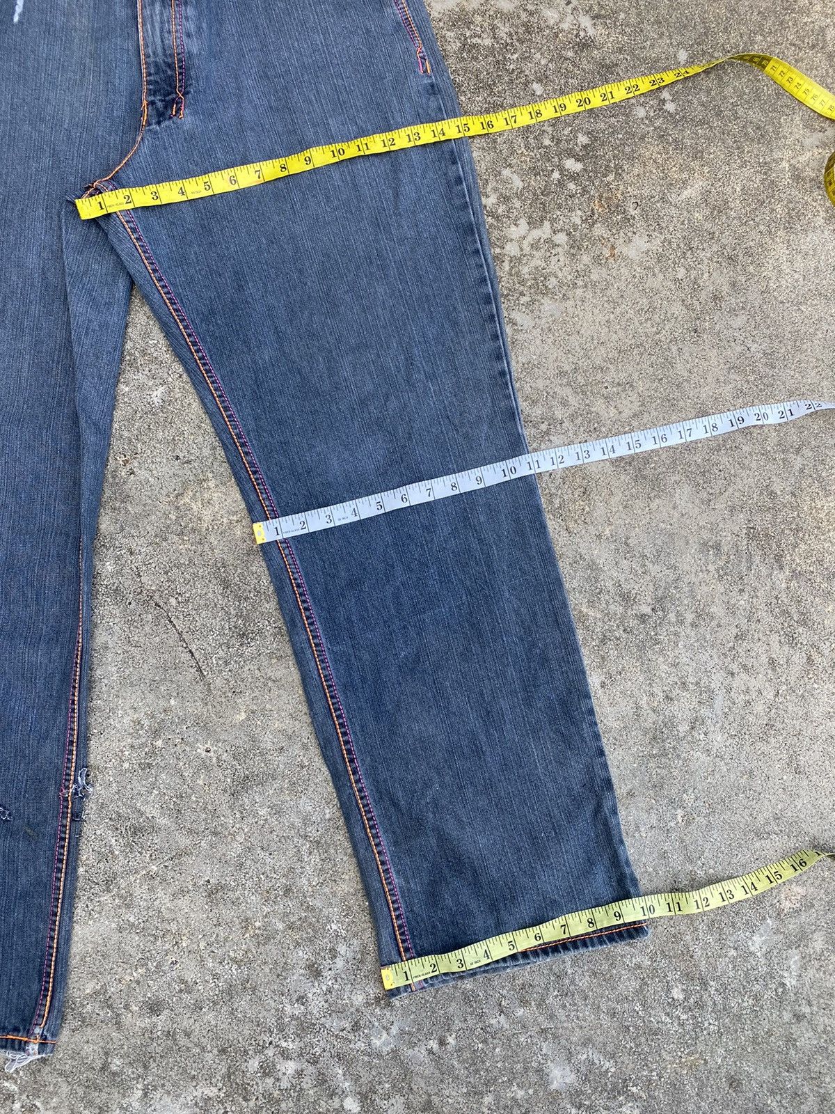 Coogi Vintage Y2K Coogi Colourful Embroidery Black Jeans Size US 37 - 14 Thumbnail