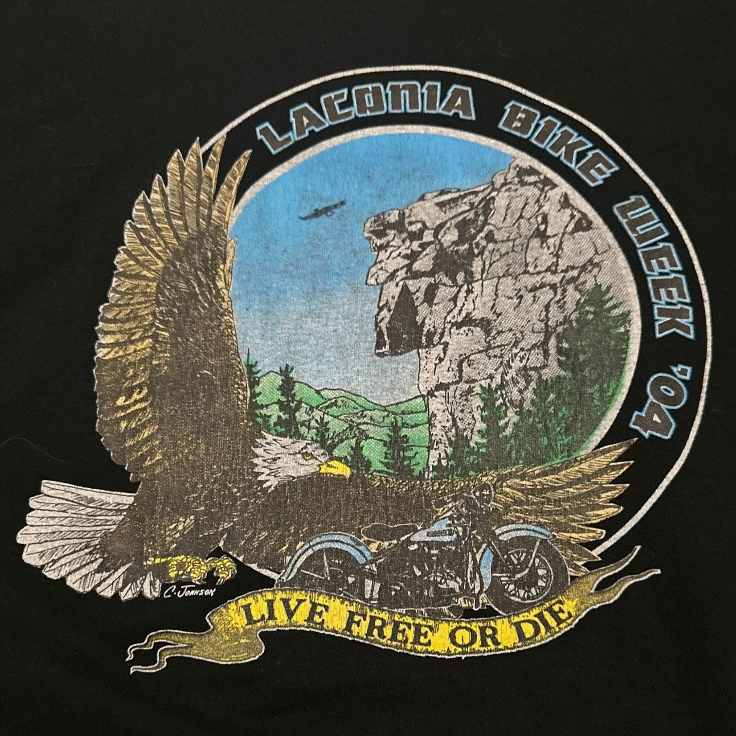 Gildan Live free or die Laconia bike week Size US L / EU 52-54 / 3 - 3 Thumbnail