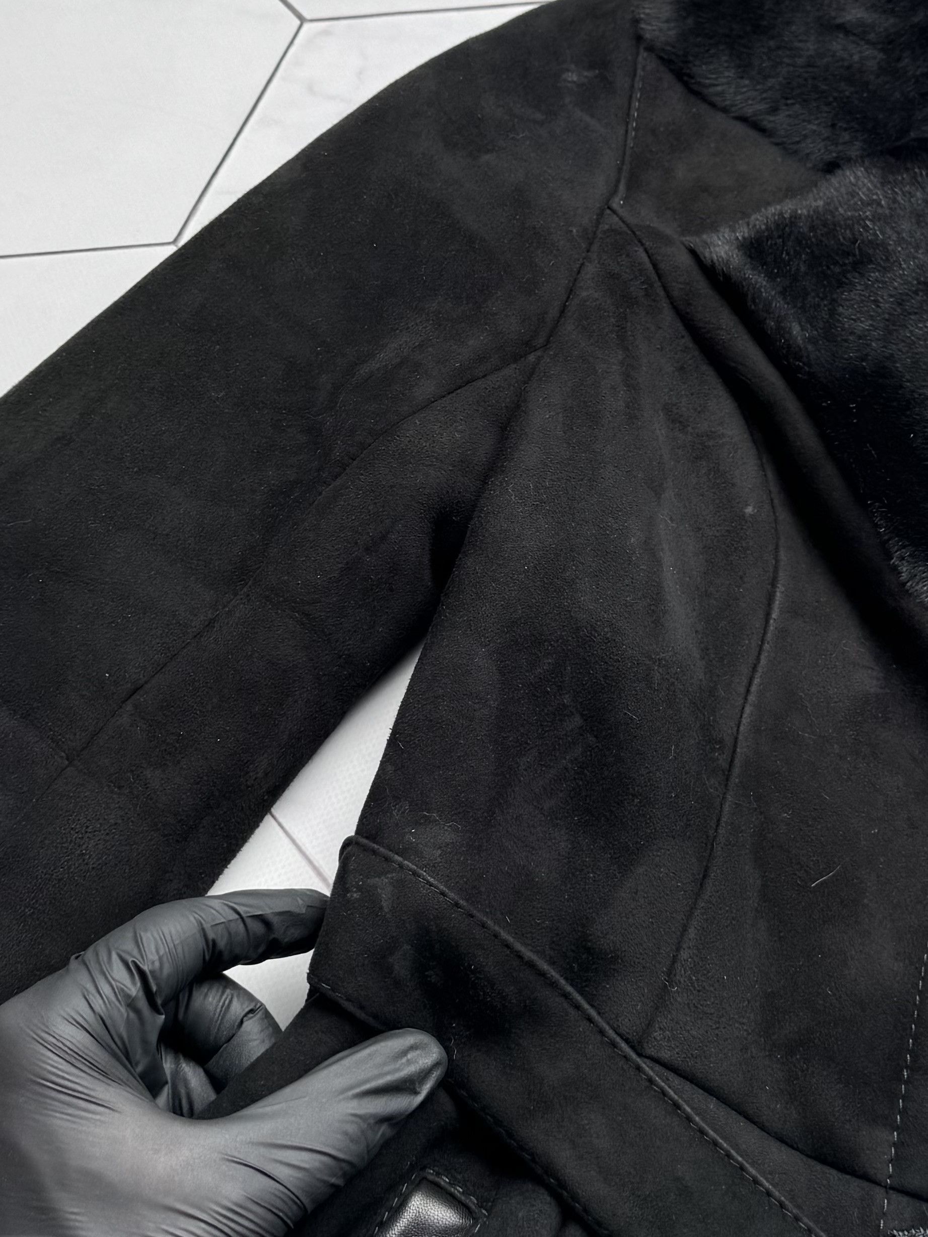 Vintage Vintage Real Sheepskin Coat With Belt(B409)E2D15 Size L / US 10 / IT 46 - 9 Thumbnail