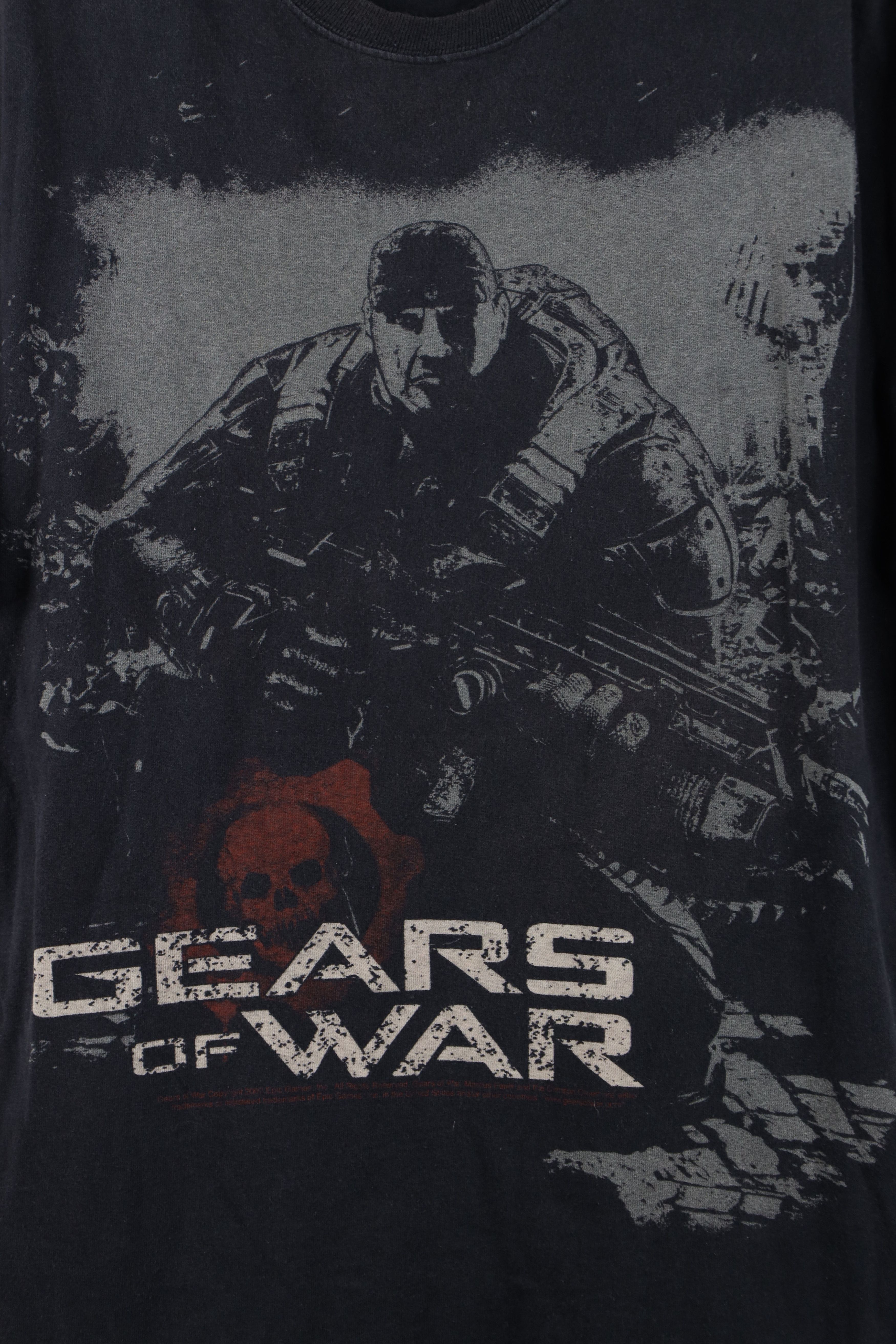 Vintage Vintage Y2K 2007 of War Video Game Short Sleeve T-Shirt Size US L / EU 52-54 / 3 - 4 Thumbnail