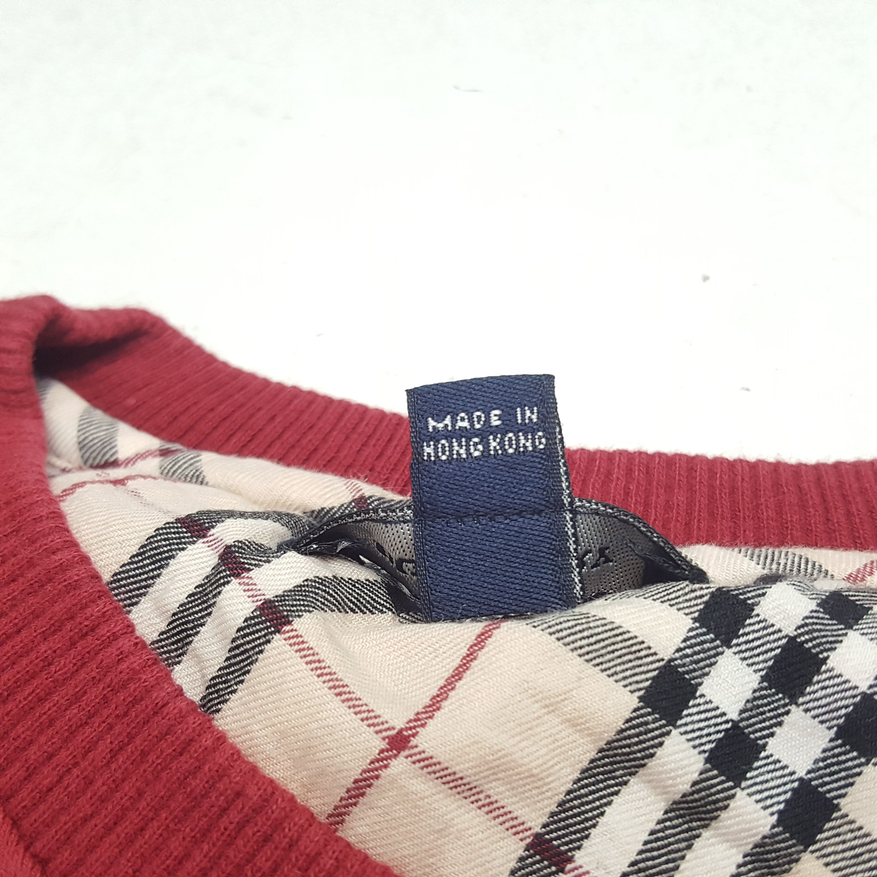 Burberry × Japanese Brand Vintage Burberry London Custom Spell Out Sweatshirt Size US M / EU 48-50 / 2 - 10 Thumbnail