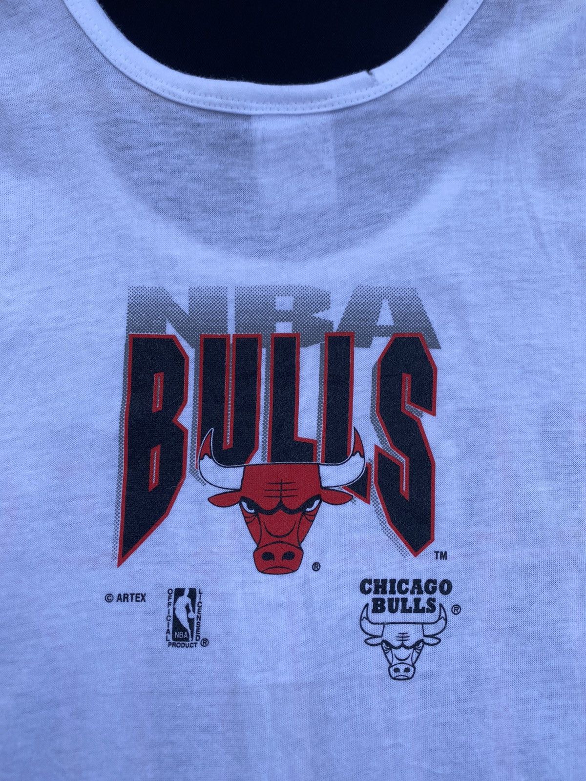 NBA Rare Vintage Chicago Bulls NBA Sleeveless Tee/Singlet Size US M / EU 48-50 / 2 - 16 Thumbnail