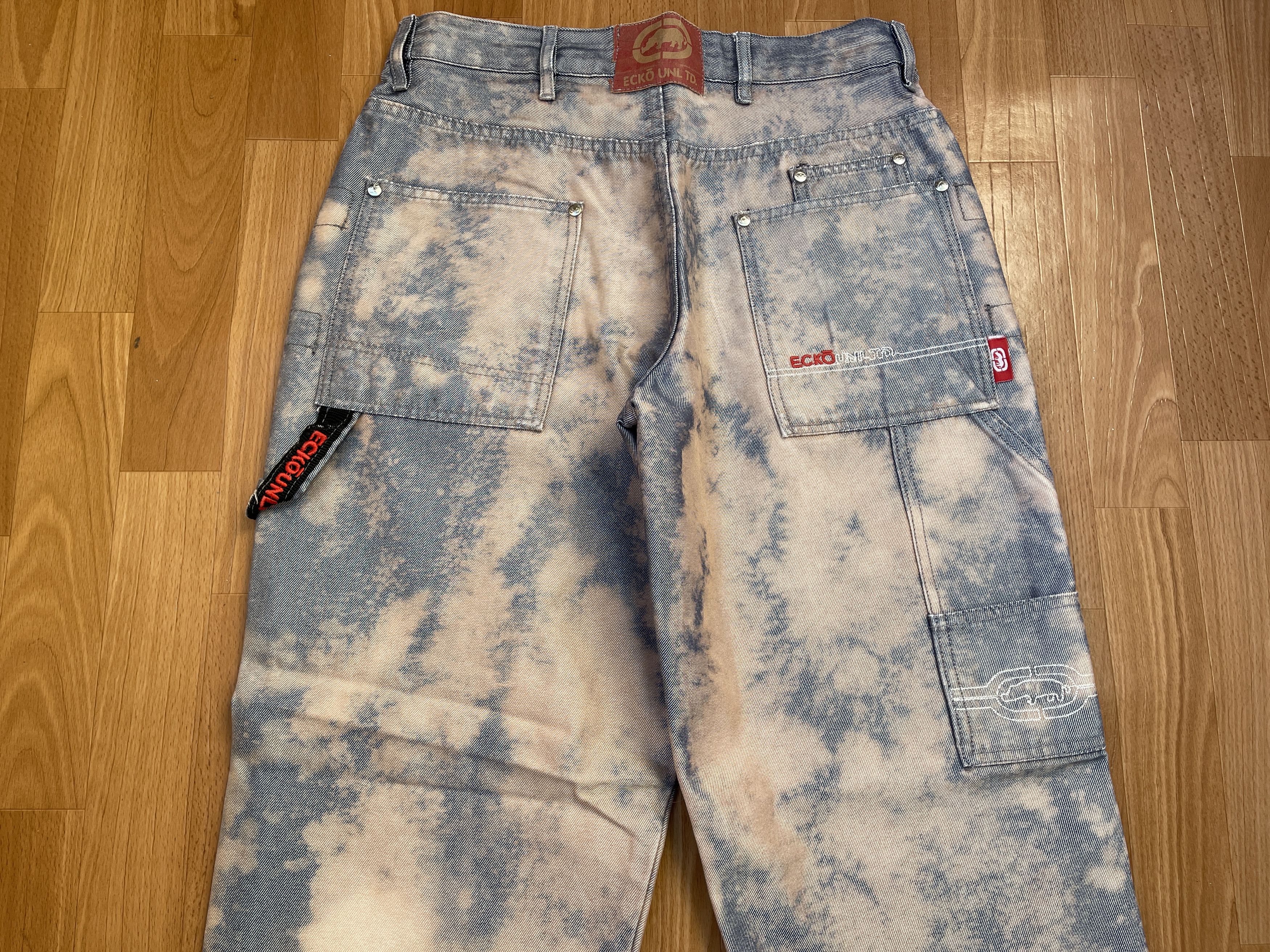 Ecko Unltd. Ecko Unltd jeans, baggy, vintage 90s hip hop skater Y2K W 32 Size US 32 / EU 48 - 4 Thumbnail