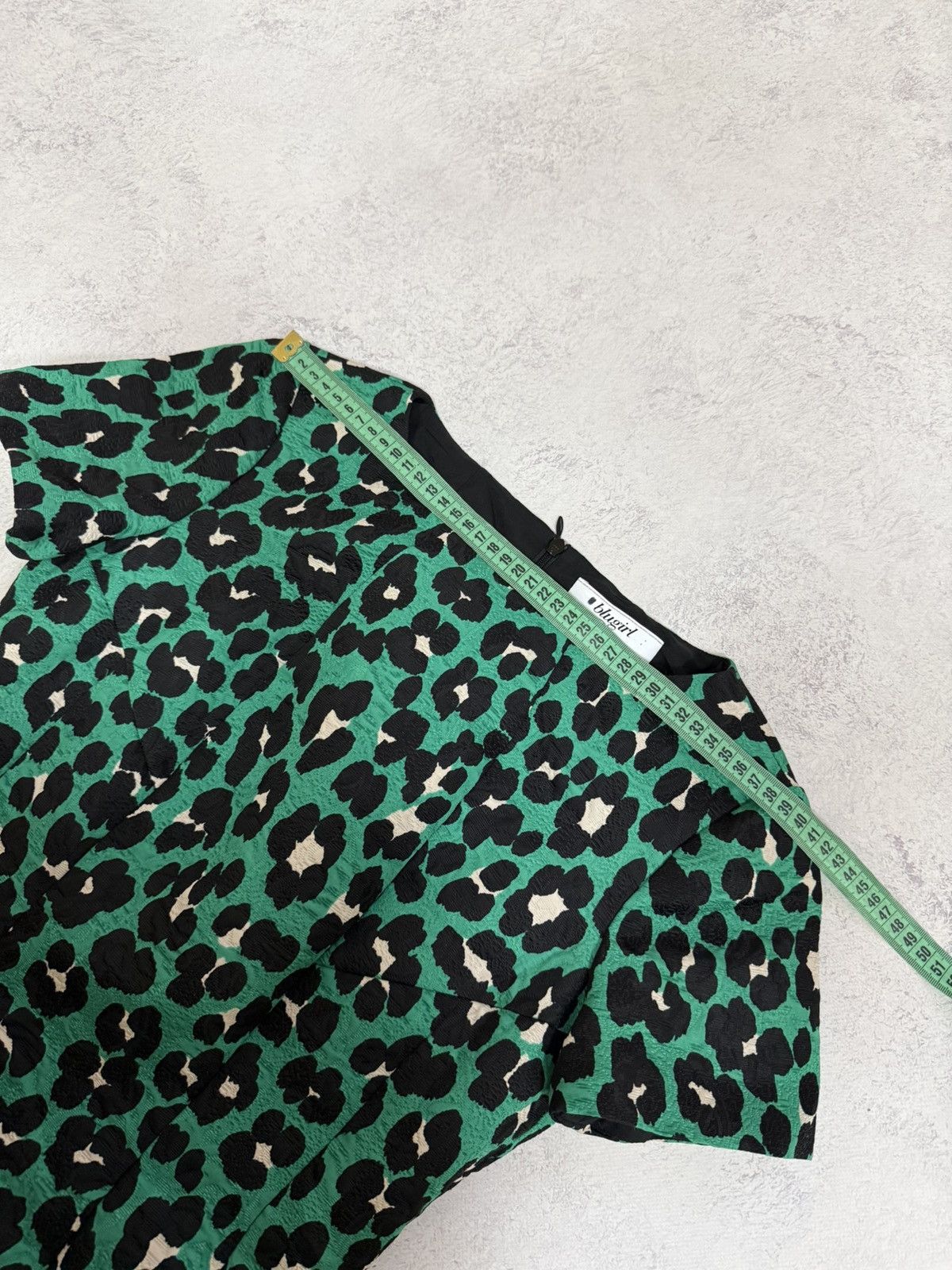 Blumarine Blugirl Blumarine Green Short Sleeve Mini Dress Size S-M Size S / US 4 / IT 40 - 14 Thumbnail