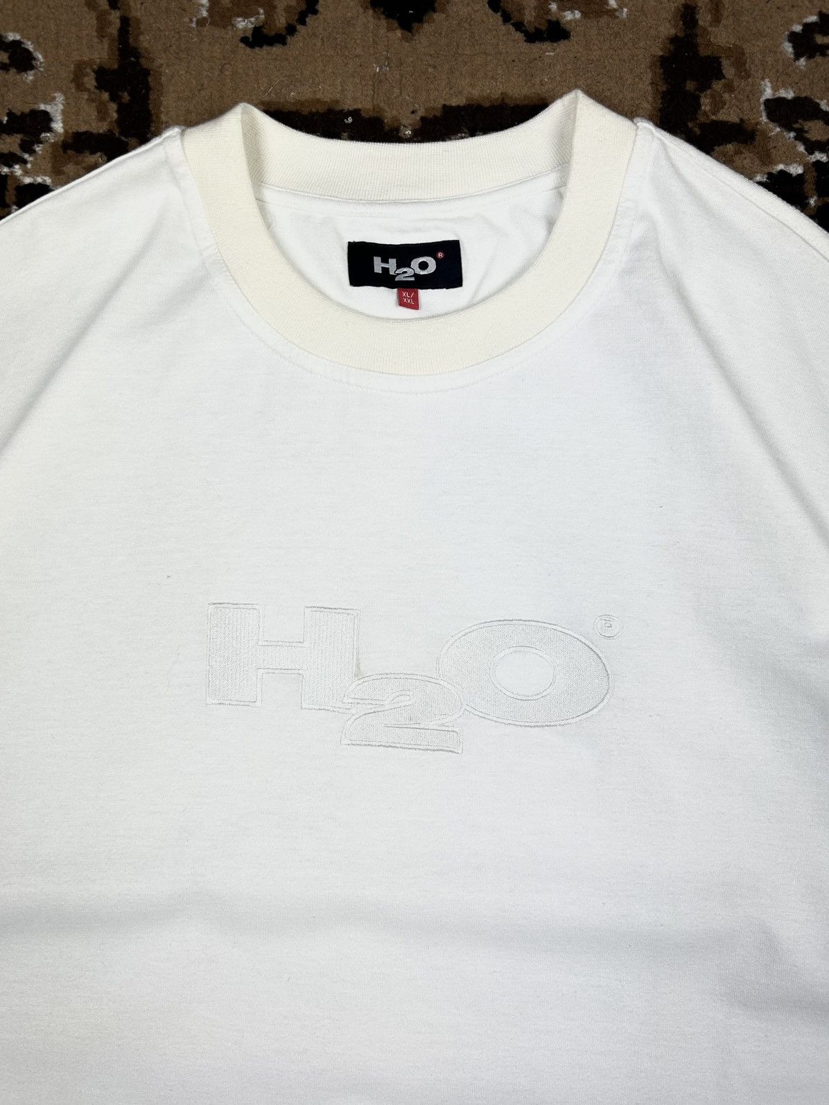 Vintage Vintage H2O Oversized tee embroidered logo Size US XXL / EU 58 / 5 - 5 Thumbnail