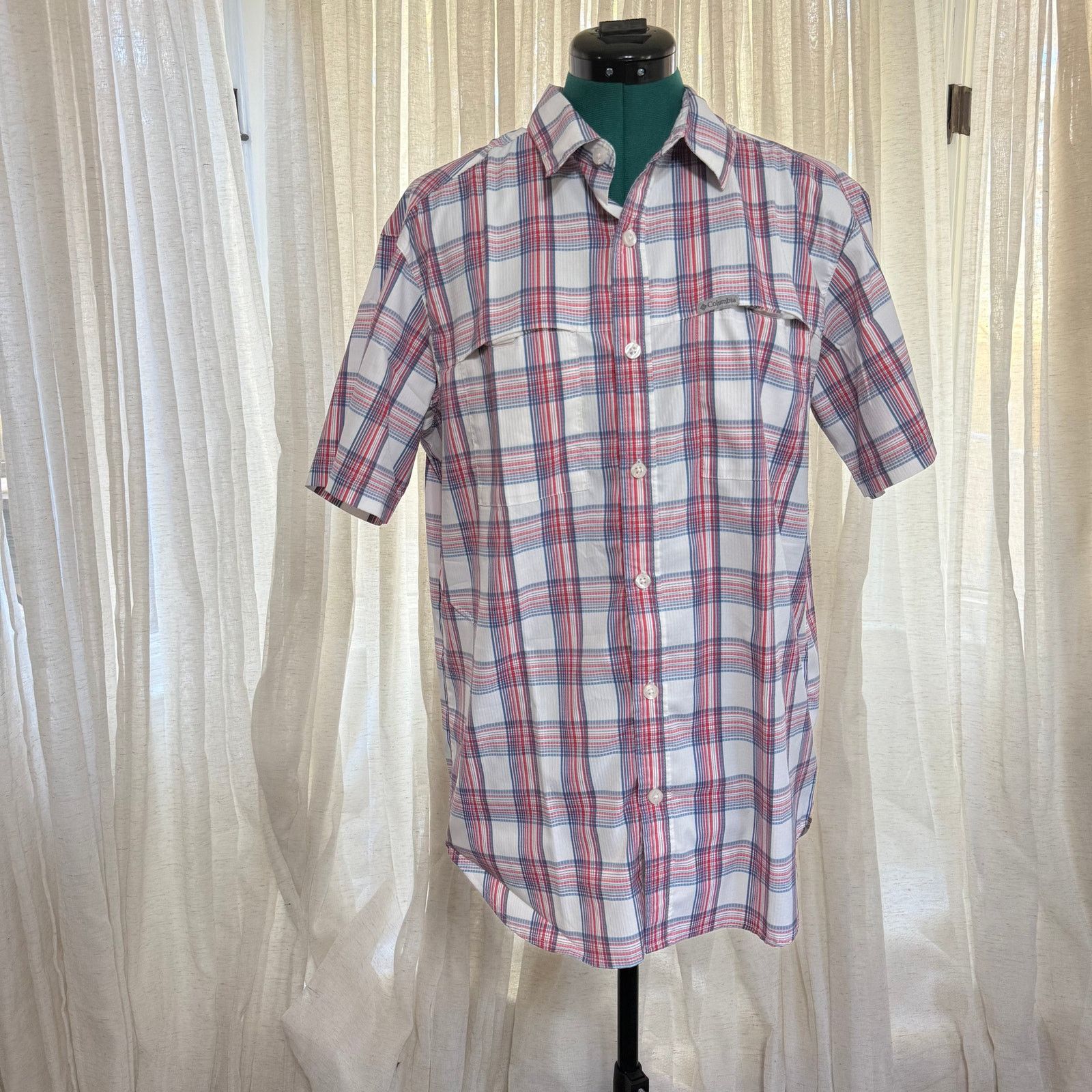 Columbia Columbia Short Sleeve Plaid Button-Down Shirt | Sz M Size US M / EU 48-50 / 2 - 2 Thumbnail