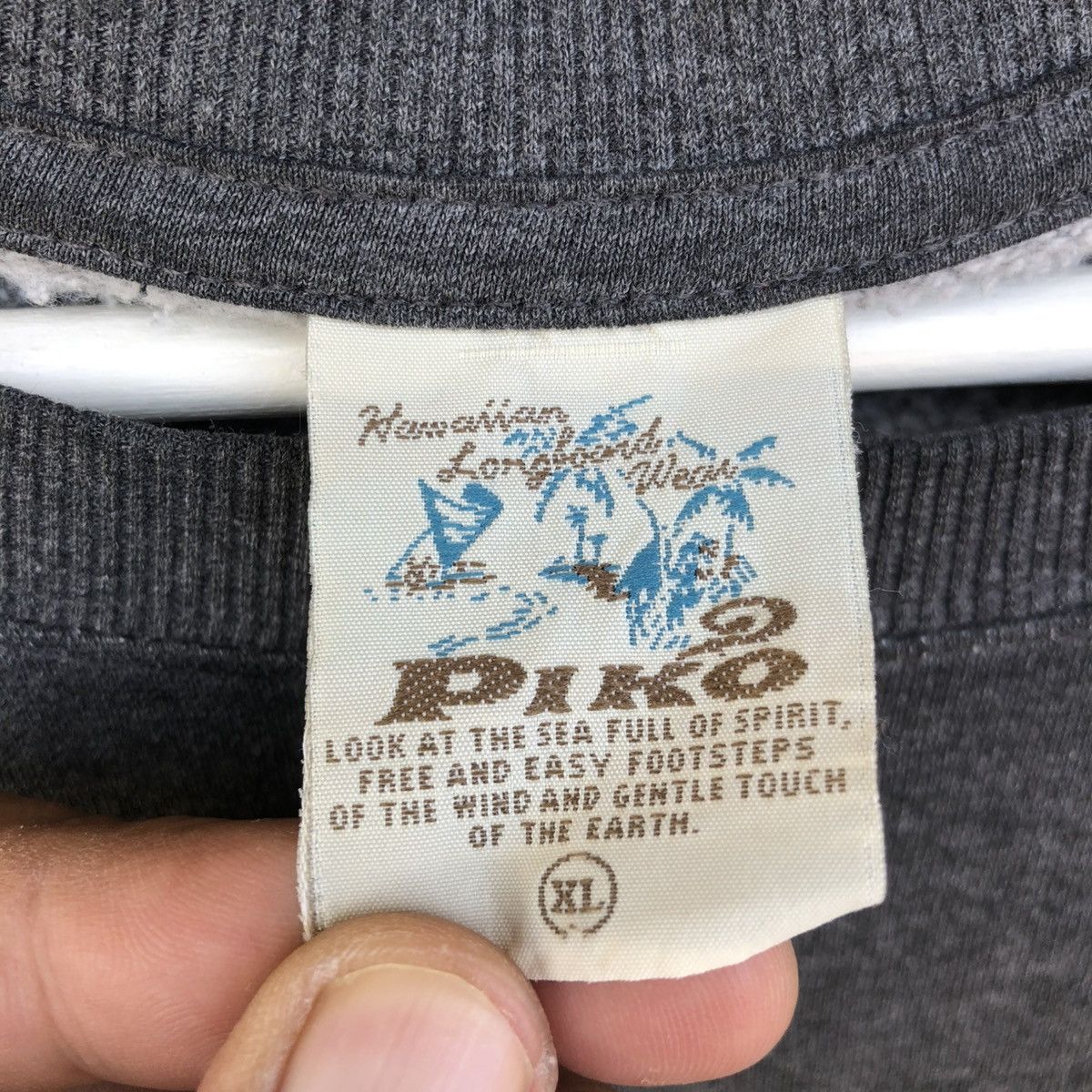 Vintage Vintage Y2K Piko Hawaiian Longboard Wear Sweatshirt Size US XL / EU 56 / 4 - 6 Thumbnail