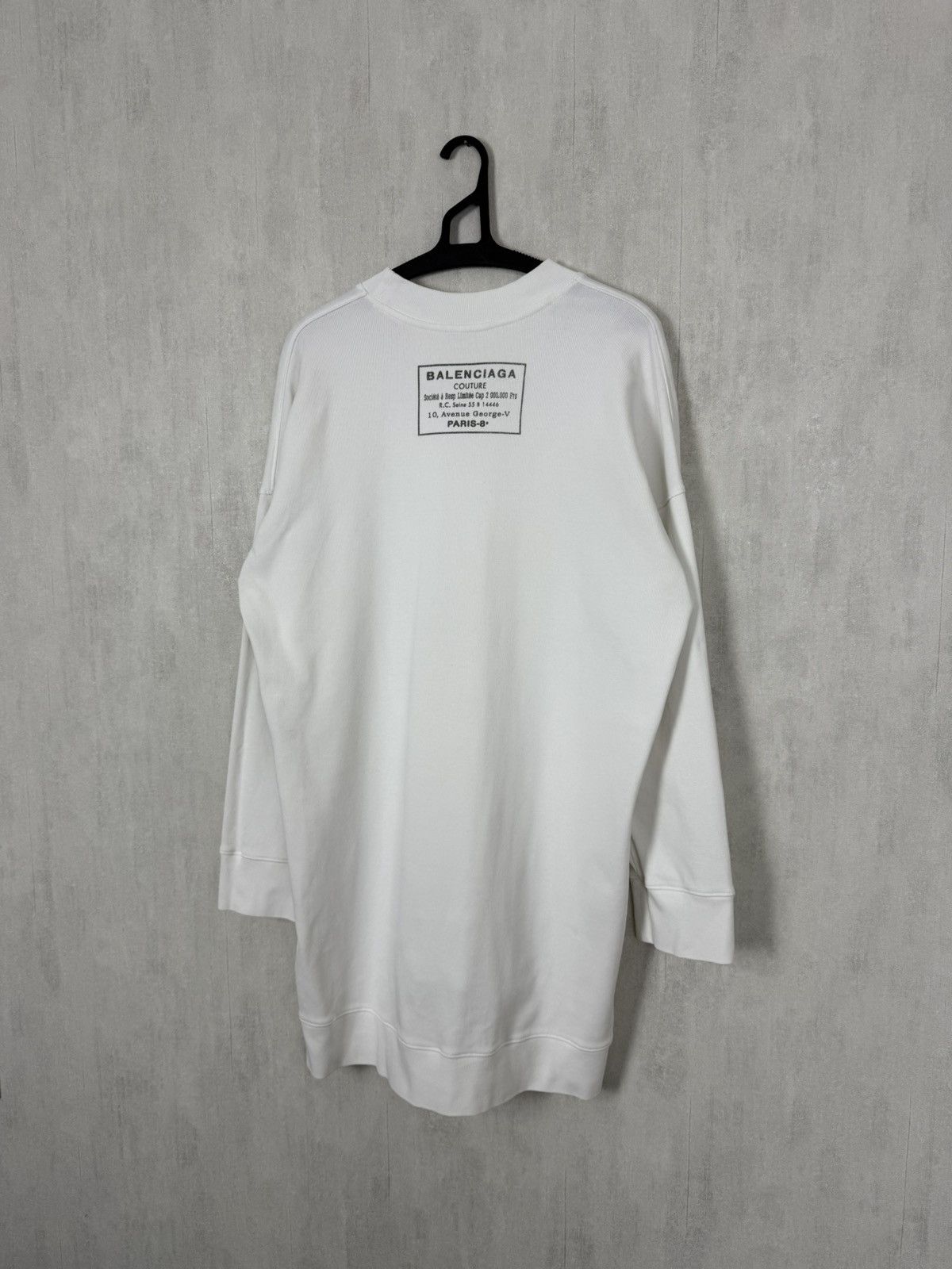 Balenciaga Balenciaga Couture Women’s White Long Sweatshirt Size S Size S / US 4 / IT 40 - 12 Thumbnail