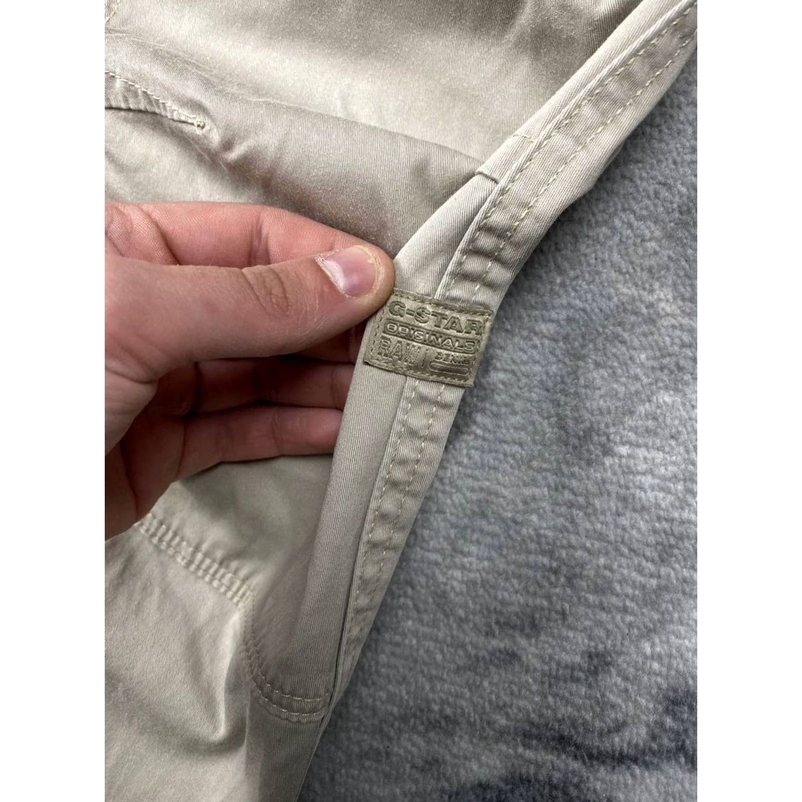 G-Star G-Star RAW Rovic Zip 3D Regular Tapered Cargo Pants Men Size 32 Beige Size US 32 / EU 48 - 5 Thumbnail
