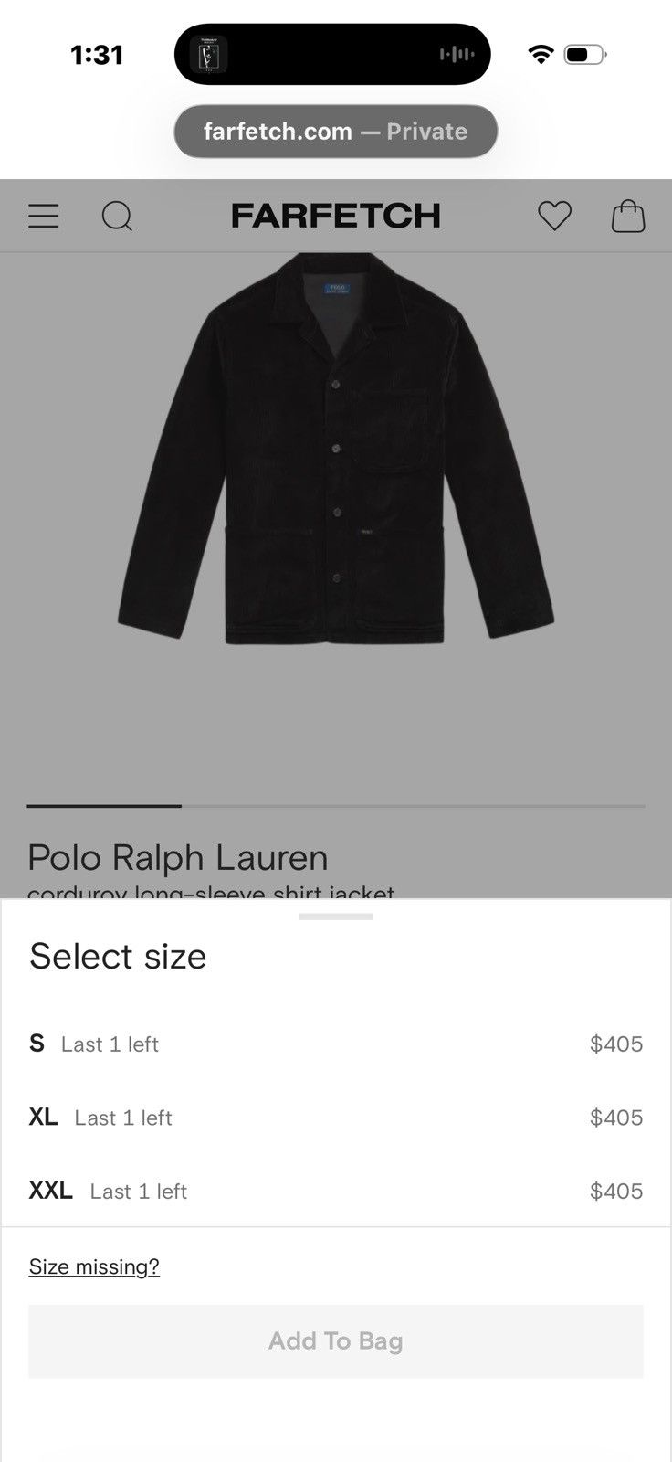 Polo Ralph Lauren Polo corduroy jacket Size US M / EU 48-50 / 2 - 11 Thumbnail