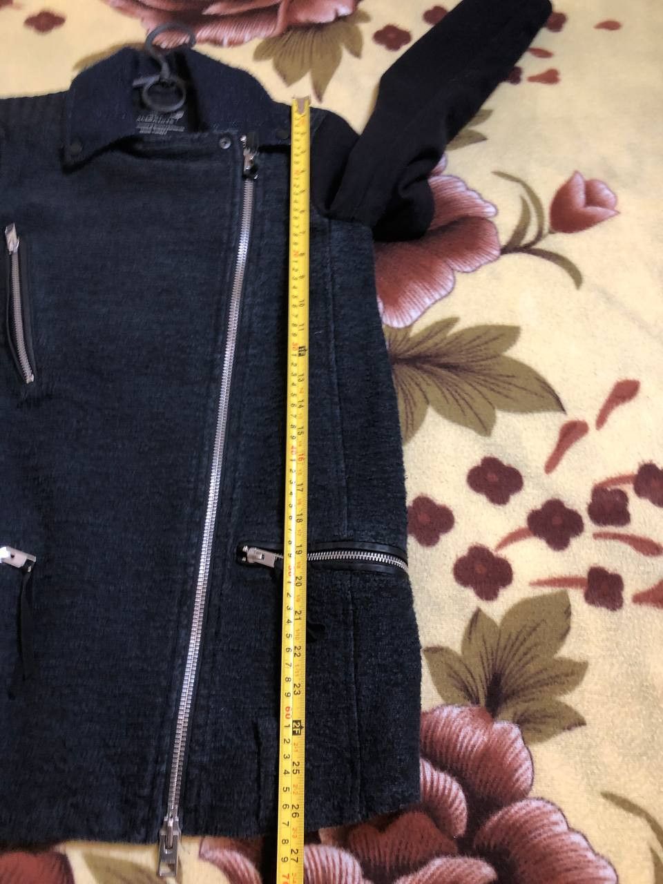 Allsaints AllSaints Jacket Size 4 Womens Blue Biker Zipper Size S / US 4 / IT 40 - 6 Thumbnail