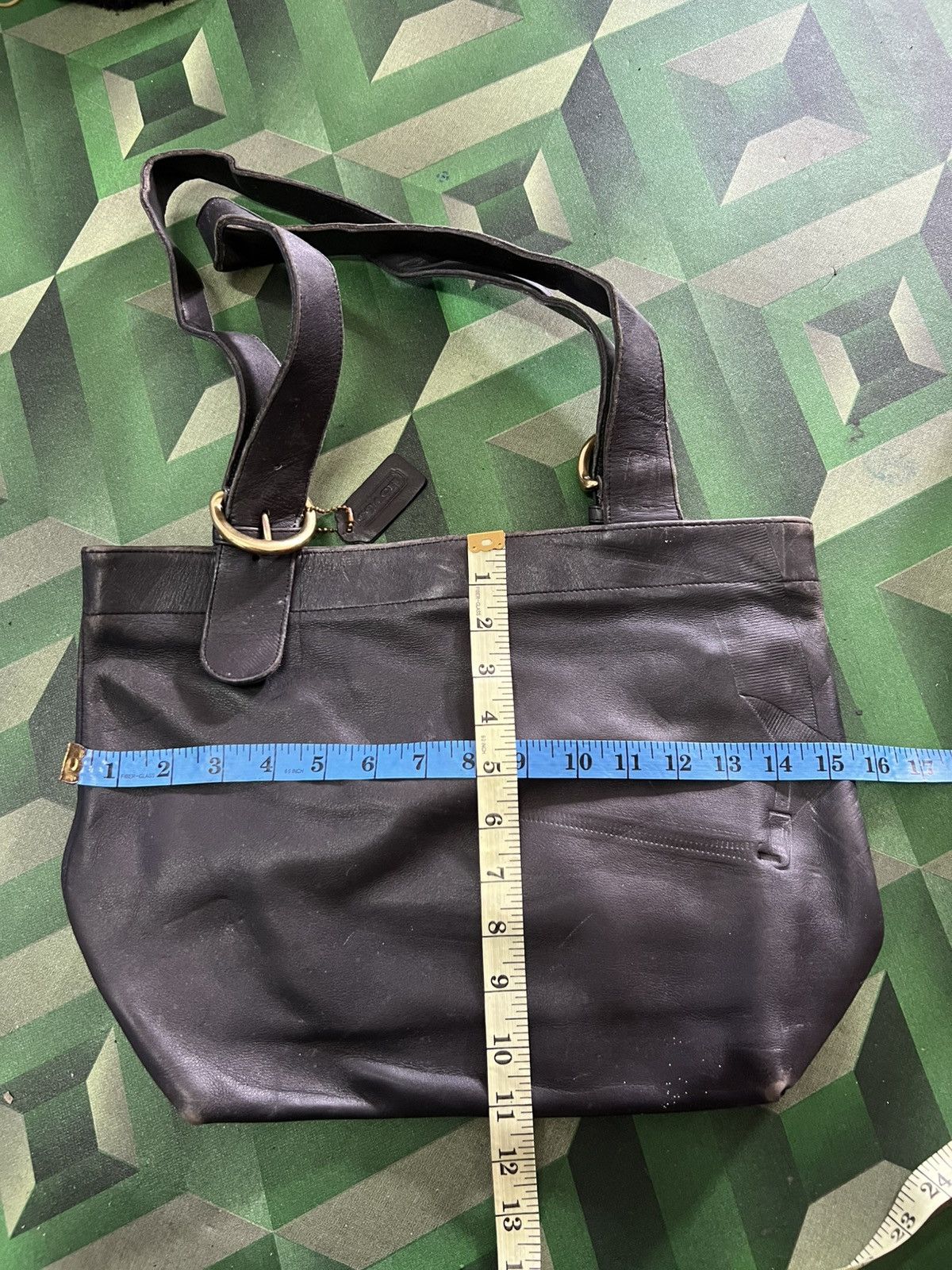 Coach × Vintage Vintage Coach Leather Bag Size ONE SIZE - 9 Thumbnail