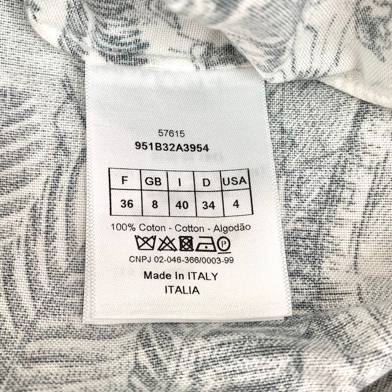 Dior Dior White jungle coconut print cotton lapel single-breast Size XS / US 0-2 / IT 36-38 - 7 Thumbnail