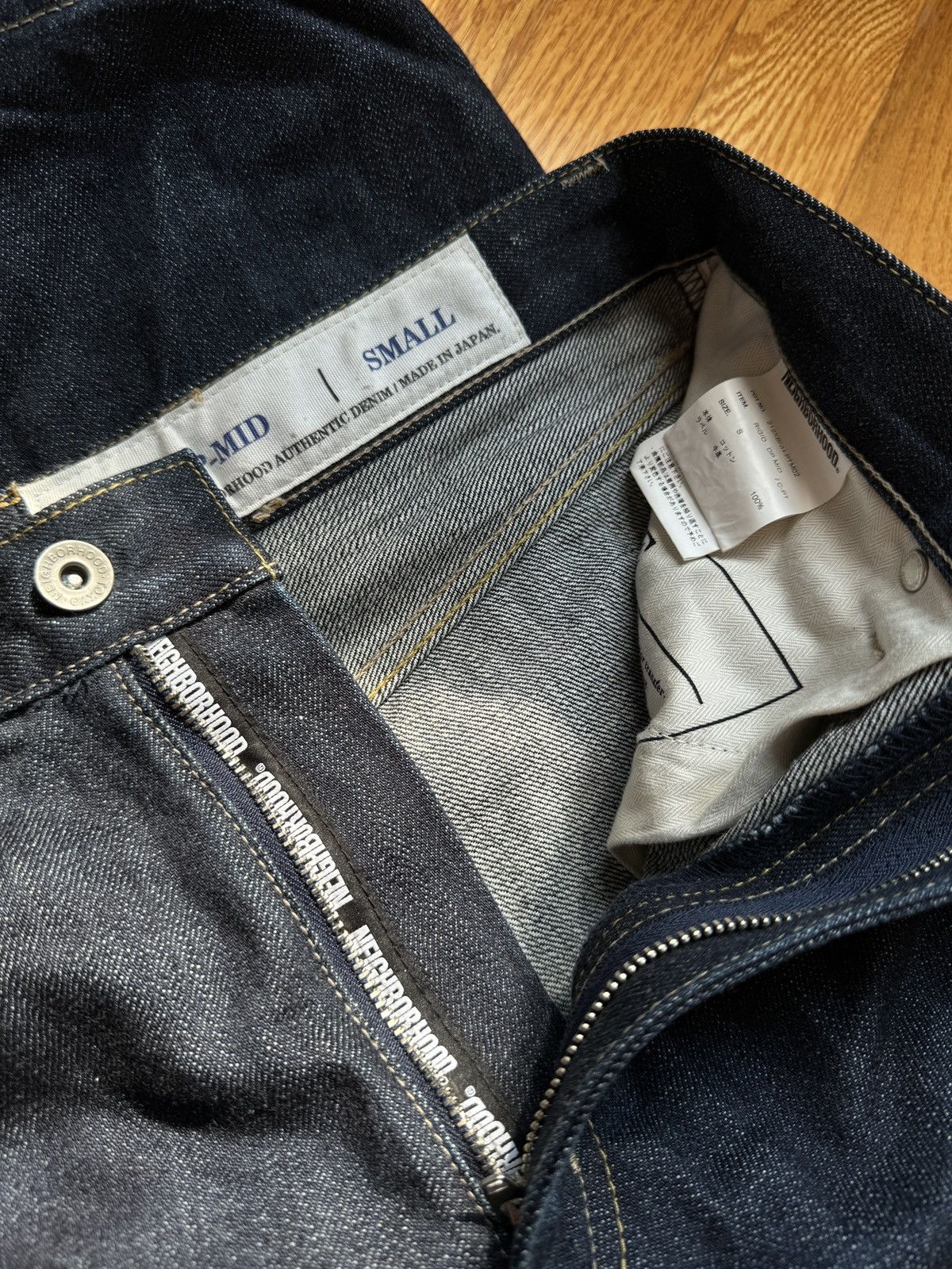 Neighborhood Neighborhood Rigid DP MID 14OZ-PT Denim Size US 30 / EU 46 - 2 Thumbnail