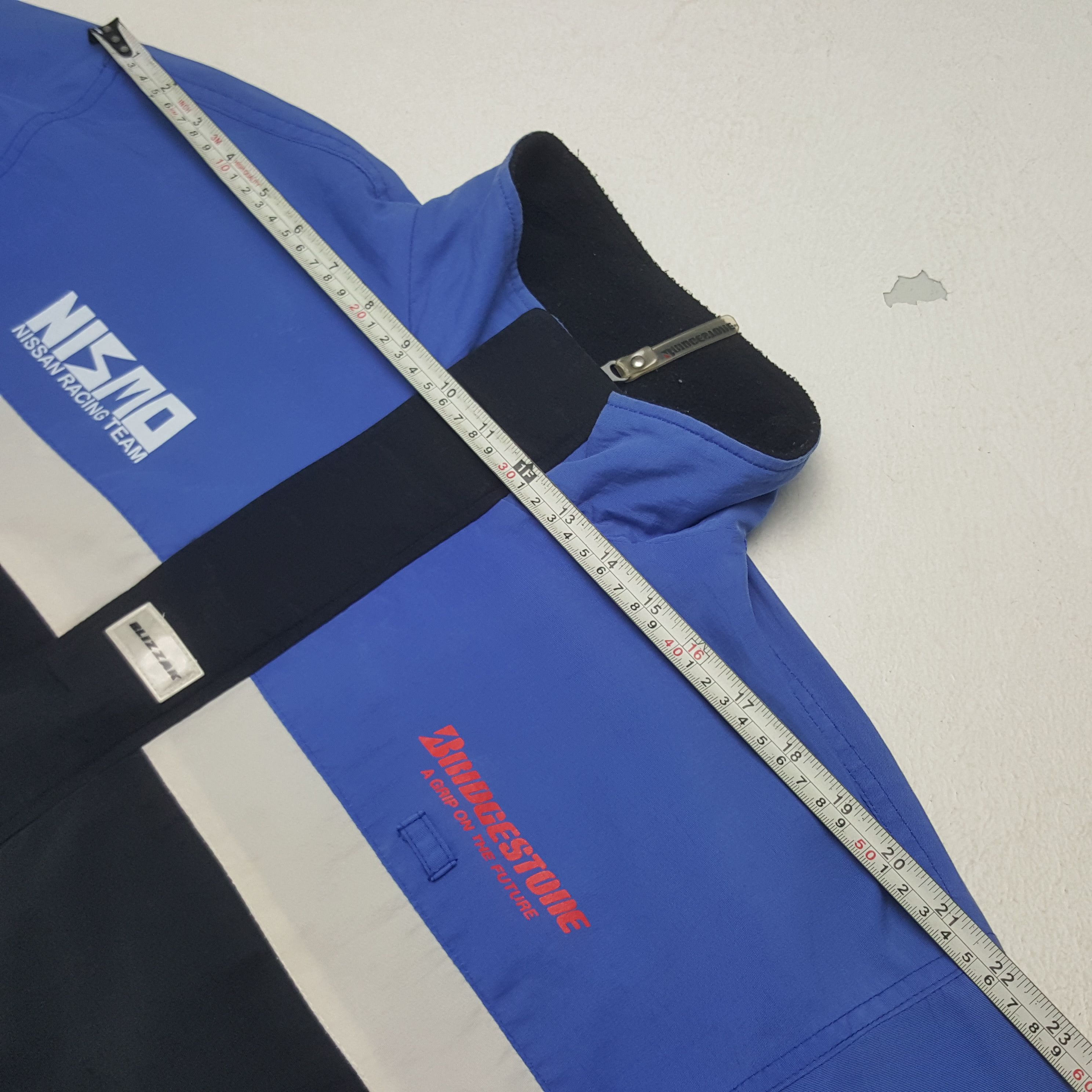 Japanese Brand × Vintage Vintage Bridgestone Custom Nissan Racing Team Worker Jacket Size US L / EU 52-54 / 3 - 9 Thumbnail