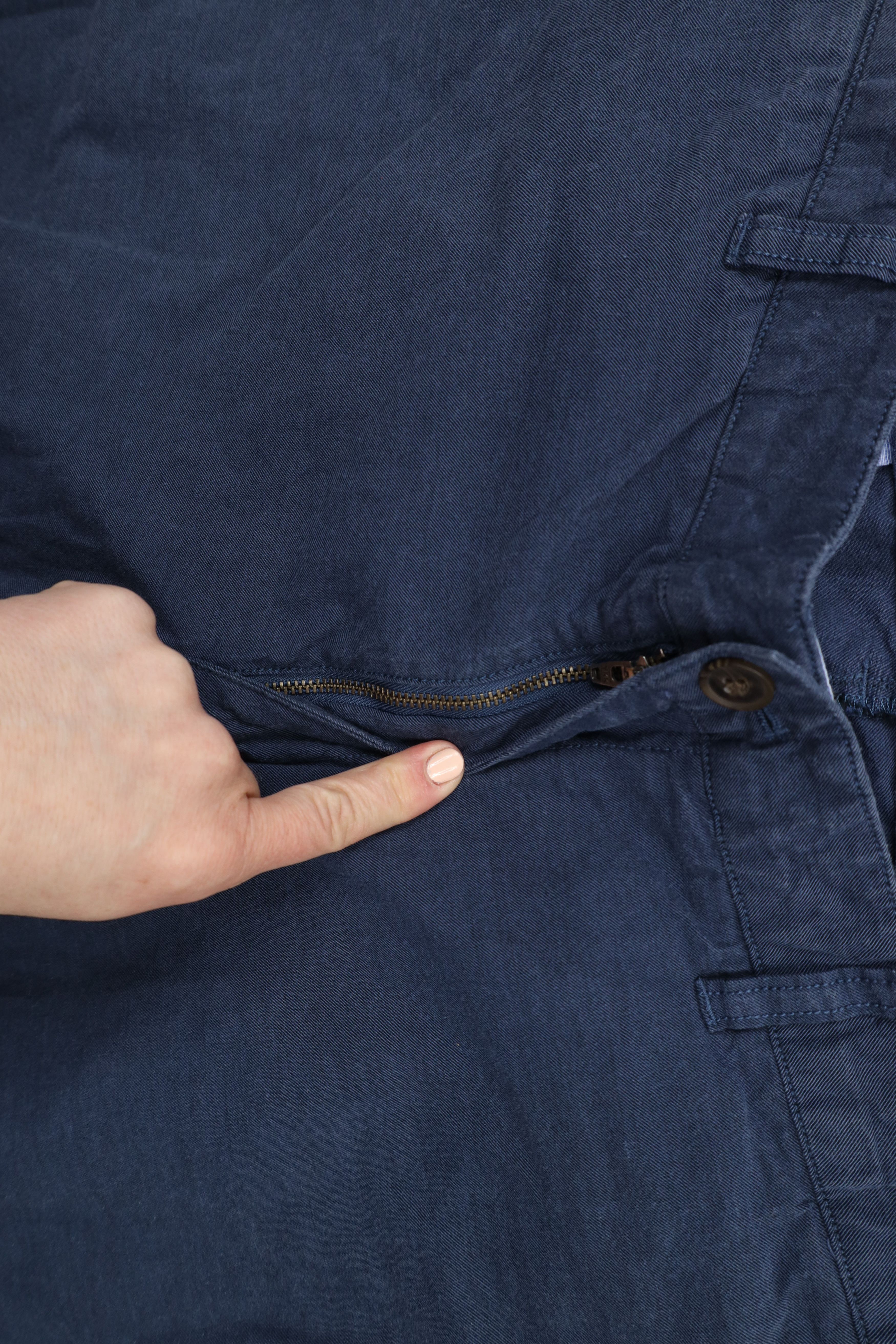 Bonobos × Vintage Bonobos Lightweight Tailored Fit Chino Pants Trousers Blue Size US 34 / EU 50 - 7 Thumbnail