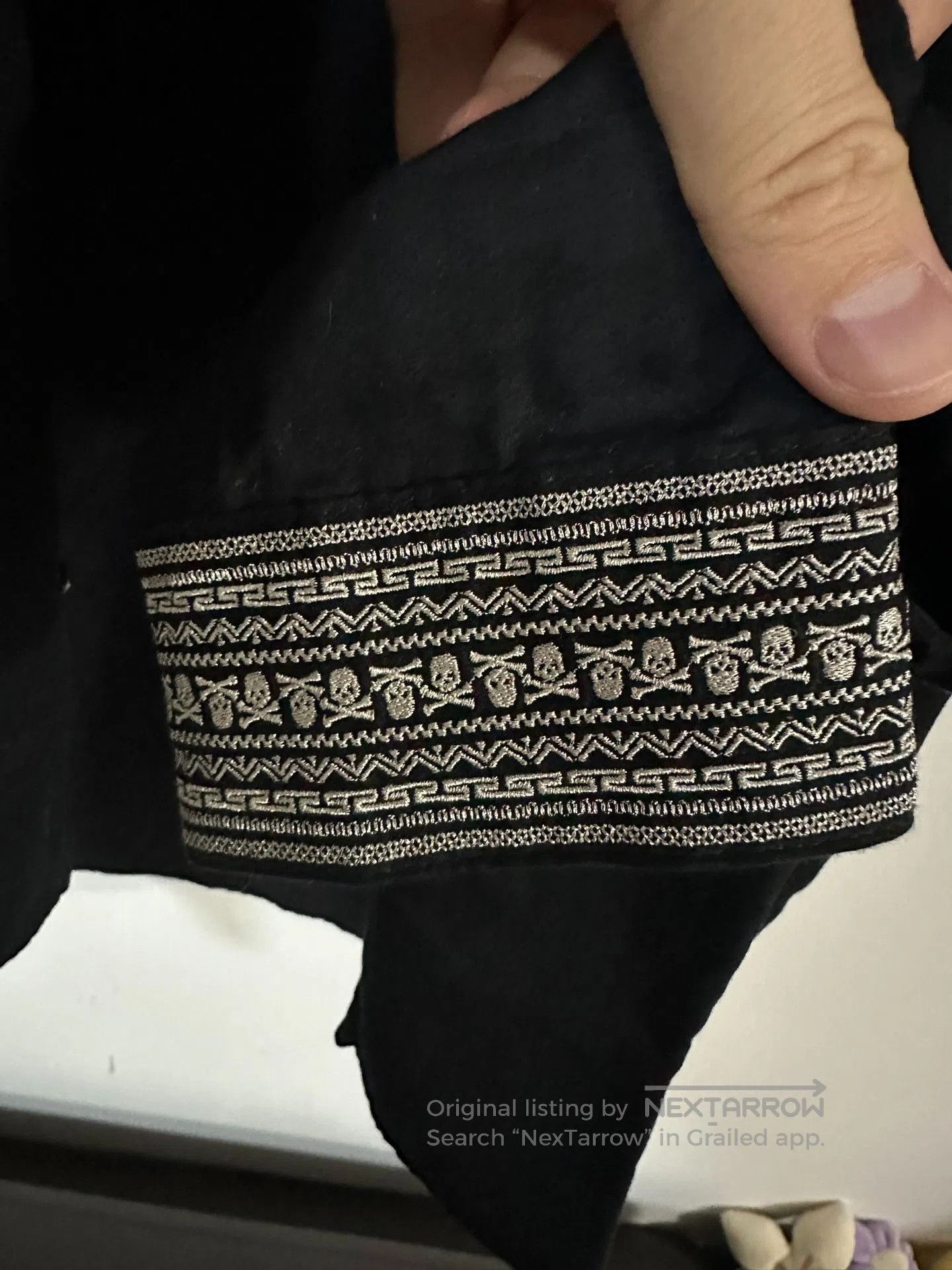 Mastermind Japan Mastermind JAPAN Men's Skull Embroidery Shirt. Size US M / EU 48-50 / 2 - 5 Thumbnail