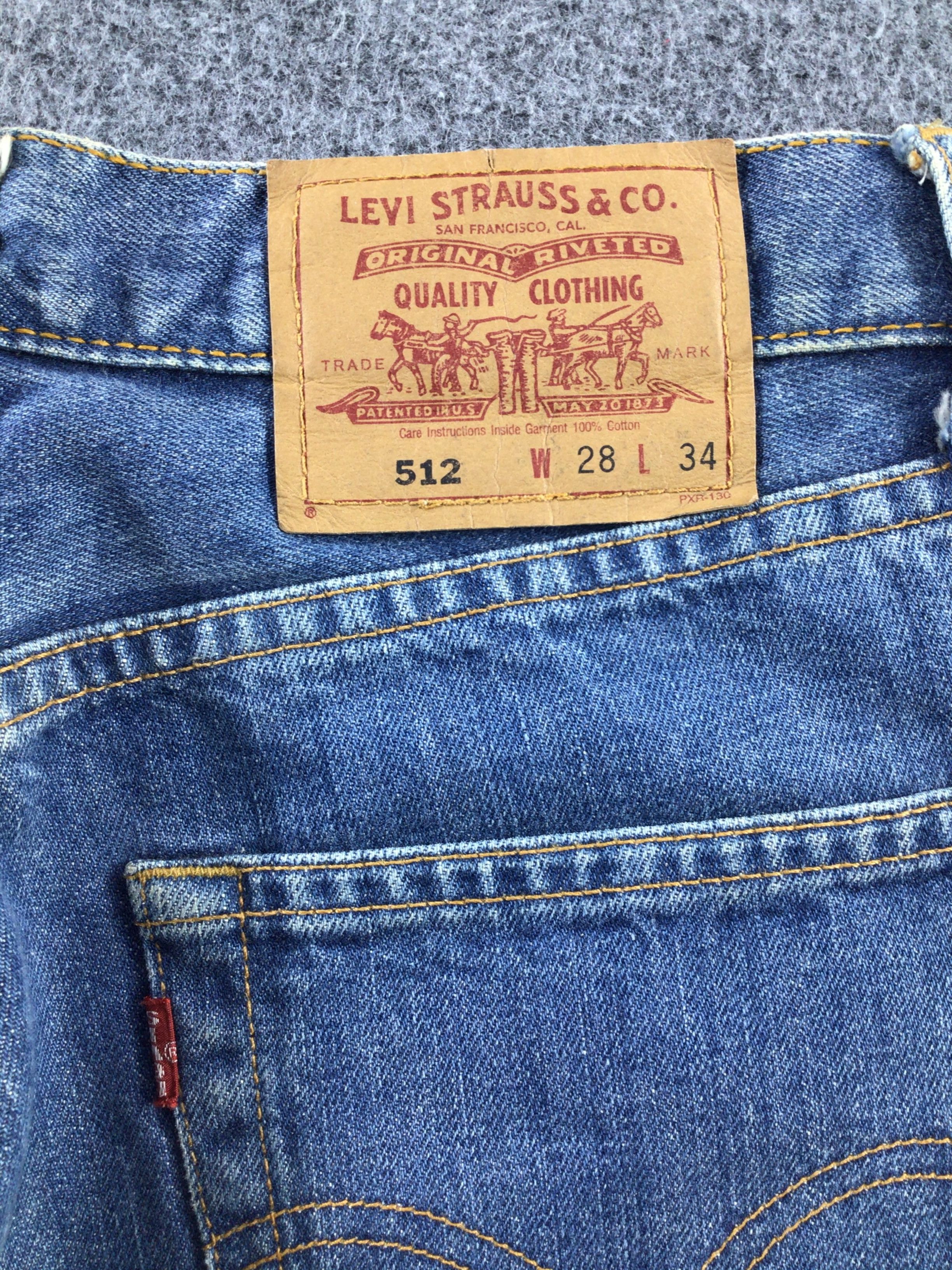 Levi's 90s Vintage Levis 512 Jeans-J703 Size US 27 - 5 Thumbnail