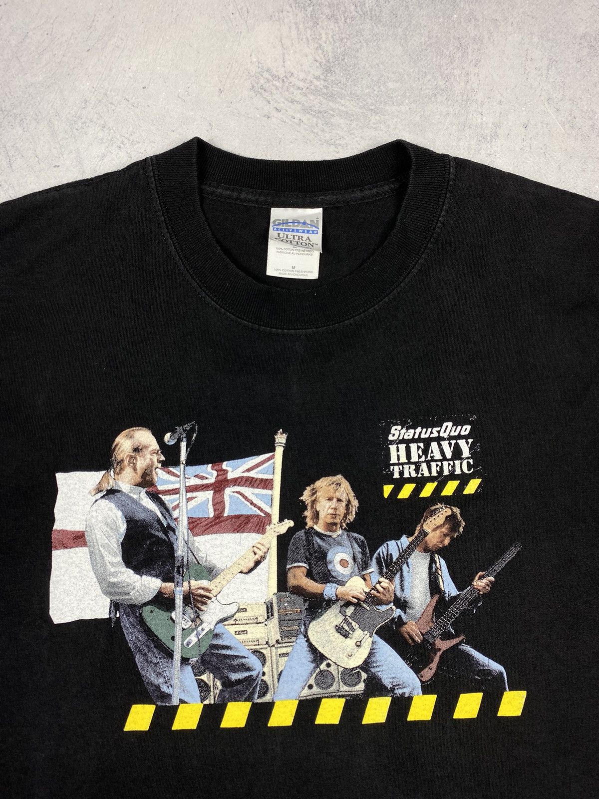Band Tees Status Quo Heavy Traffic 2003 World Tour Vintage T Shirt Size US M / EU 48-50 / 2 - 5 Thumbnail