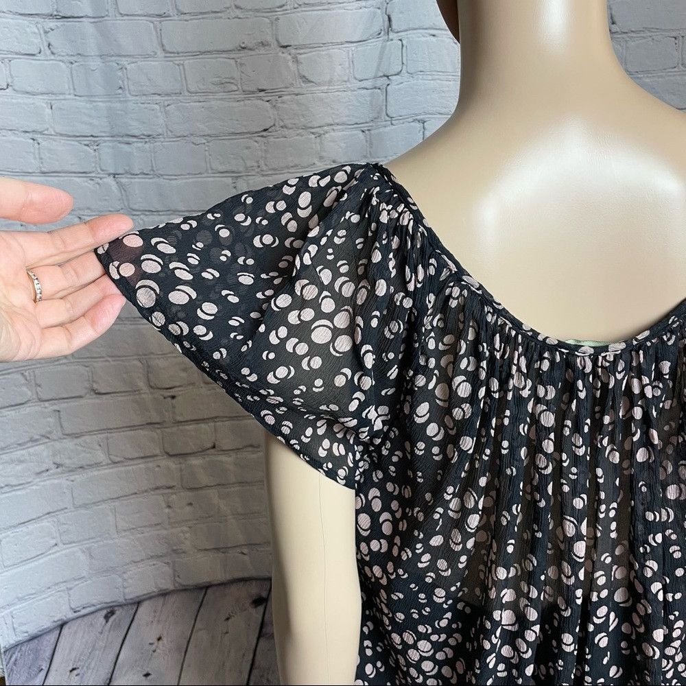 Other Winter Kate Silk Blouse Brown Beige Polka Dots Size L Size L / US 10 / IT 46 - 9 Thumbnail