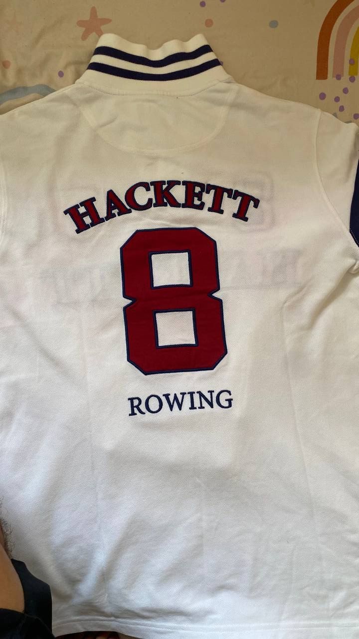 Hackett Hackett London Regatta Rowing Long Sleeve Polo Size US M / EU 48-50 / 2 - 3 Thumbnail