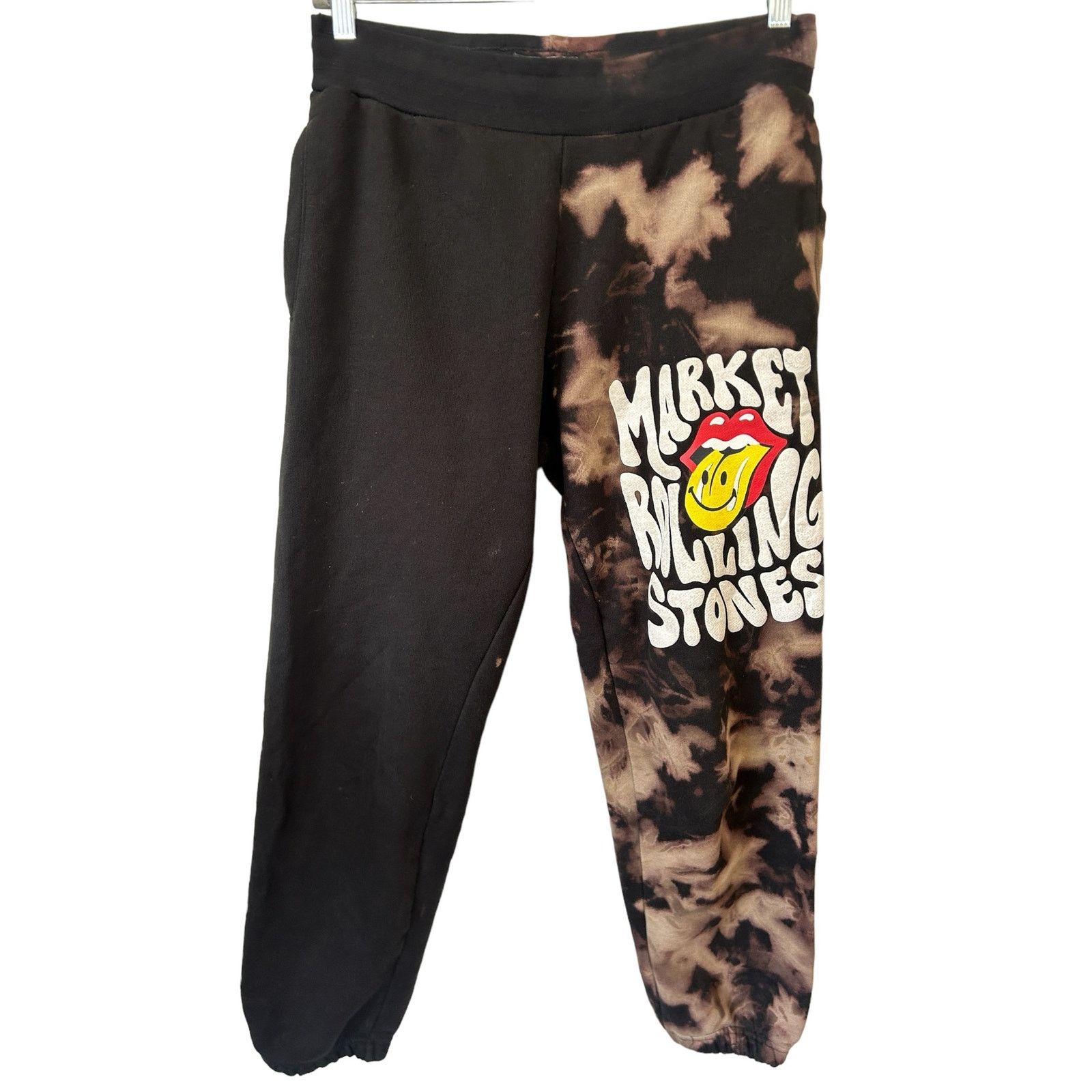 Market Smiley X MARKET Rolling Stone Joggers Brown Black Tie Dye XL Size US 36 / EU 52 - 2 Thumbnail